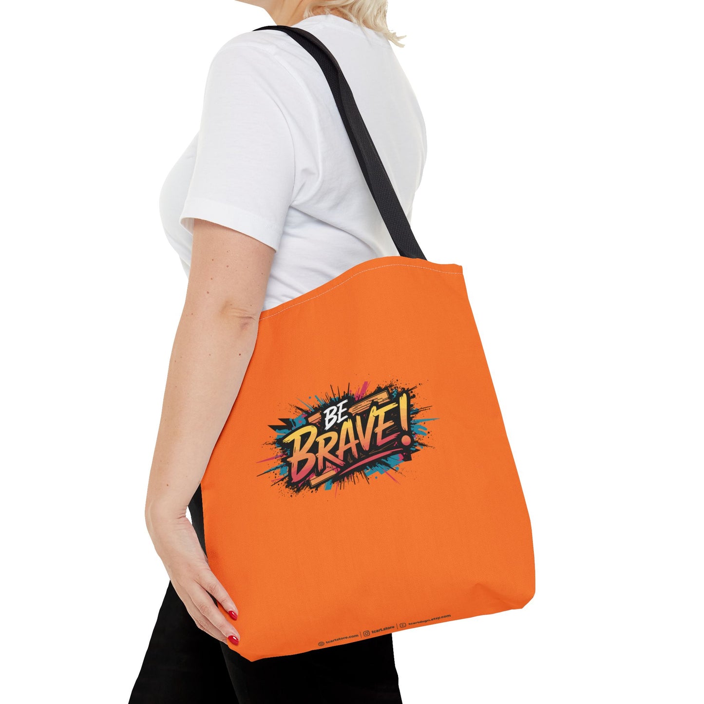 Be Brave! Tote Bag (AOP)