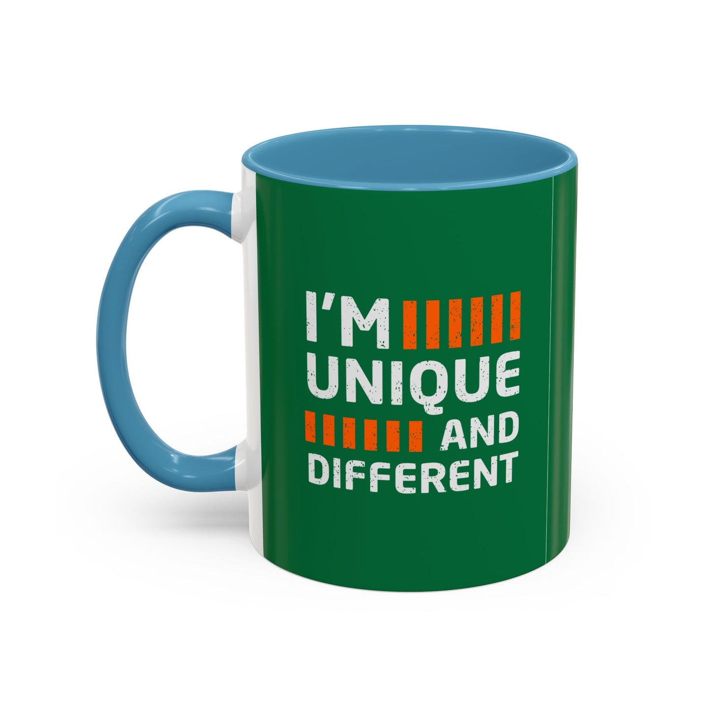 I'm Unique And Different Accent Coffee Mug (11, 15oz)