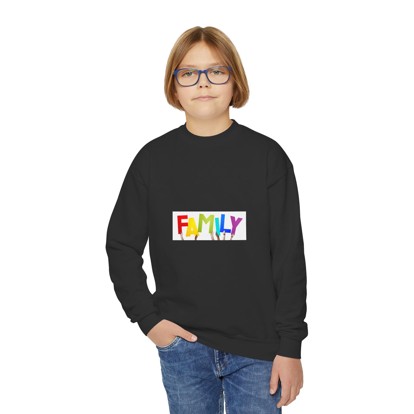 Family Youth Crewneck Sweatshirt