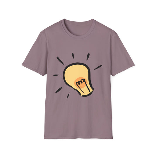 Inspire Idea Bulb Unisex Softstyle T-Shirt