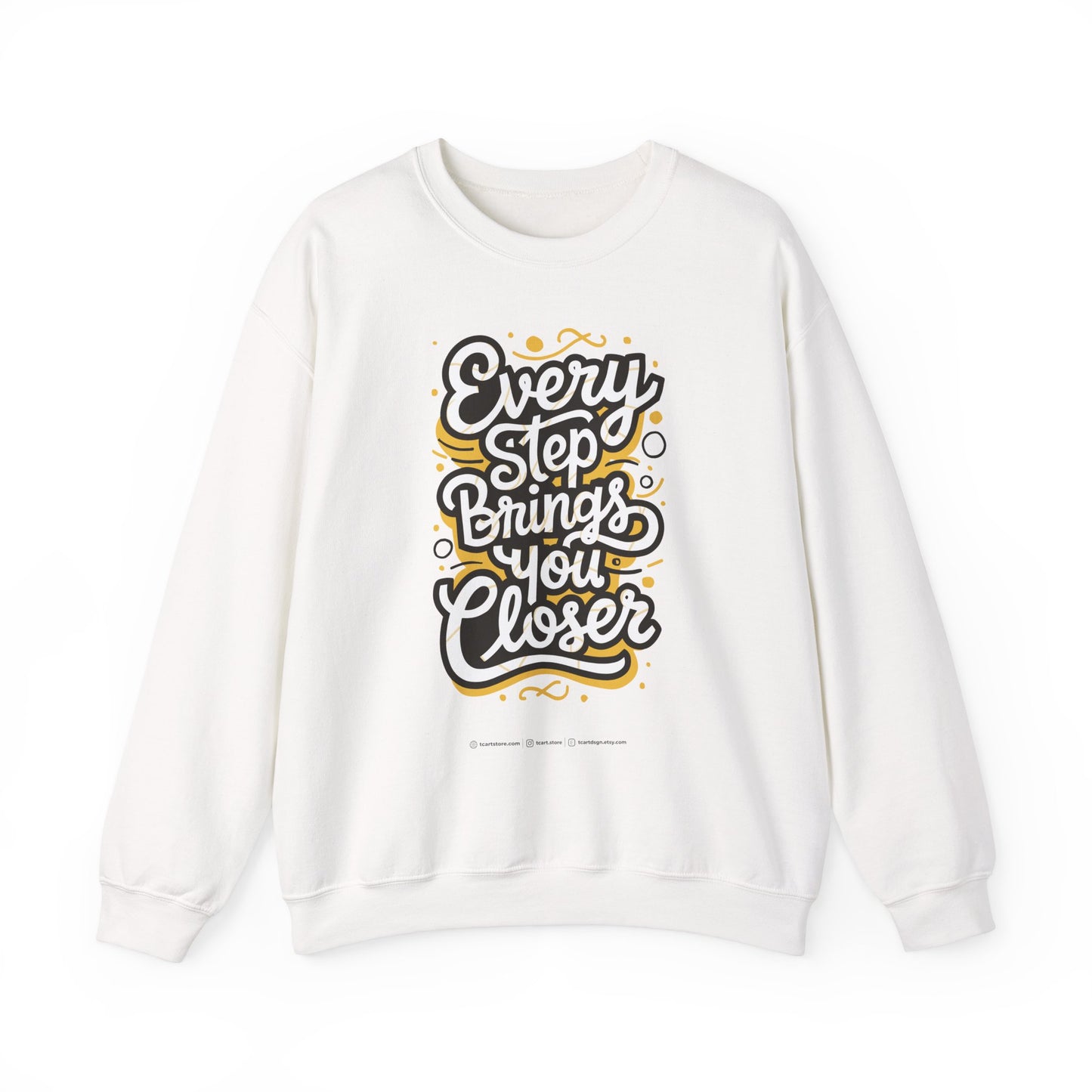 Every Step Brings You Closer Unisex Heavy Blend™ Crewneck Sweatshirt