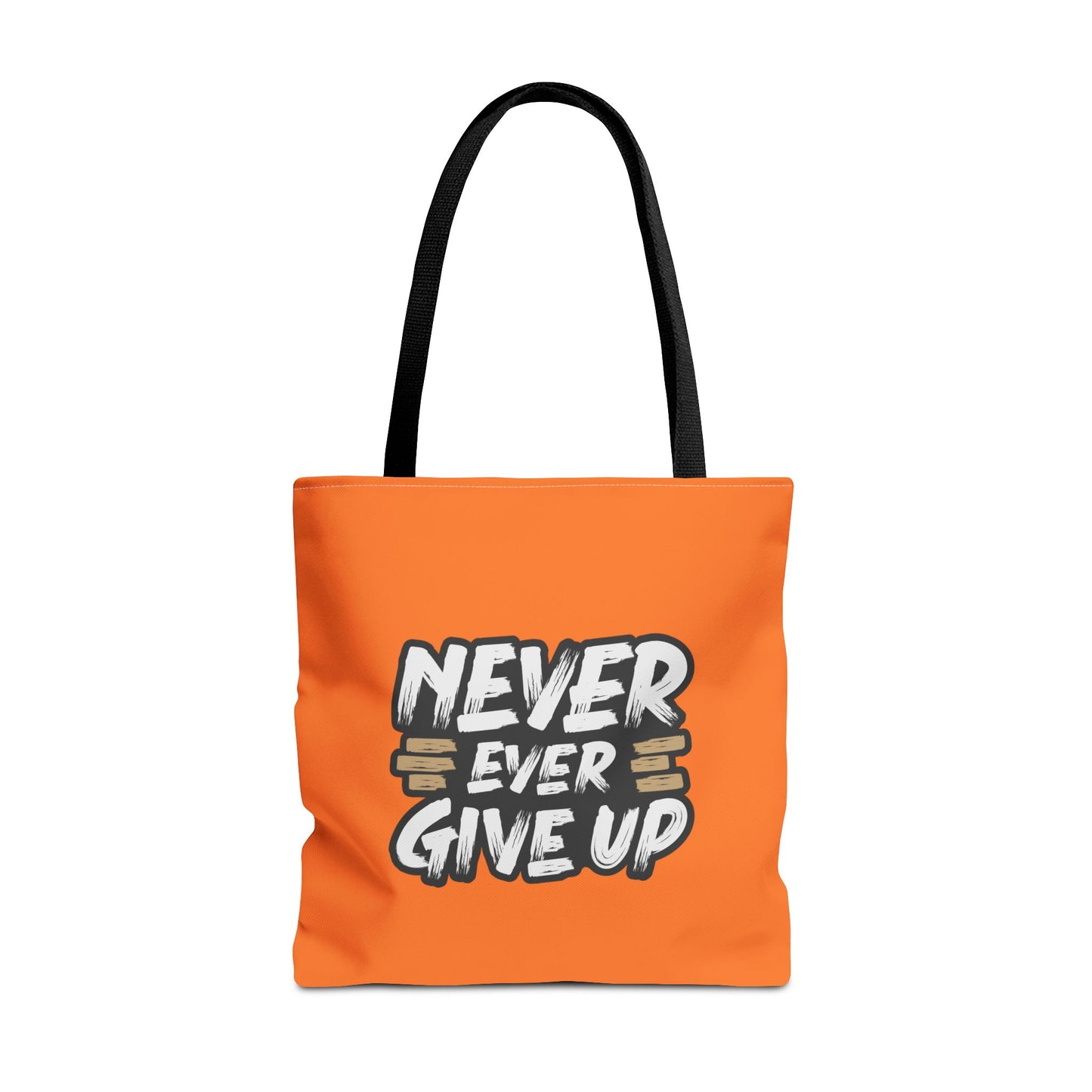 Never Give Up Tote Bag (AOP)