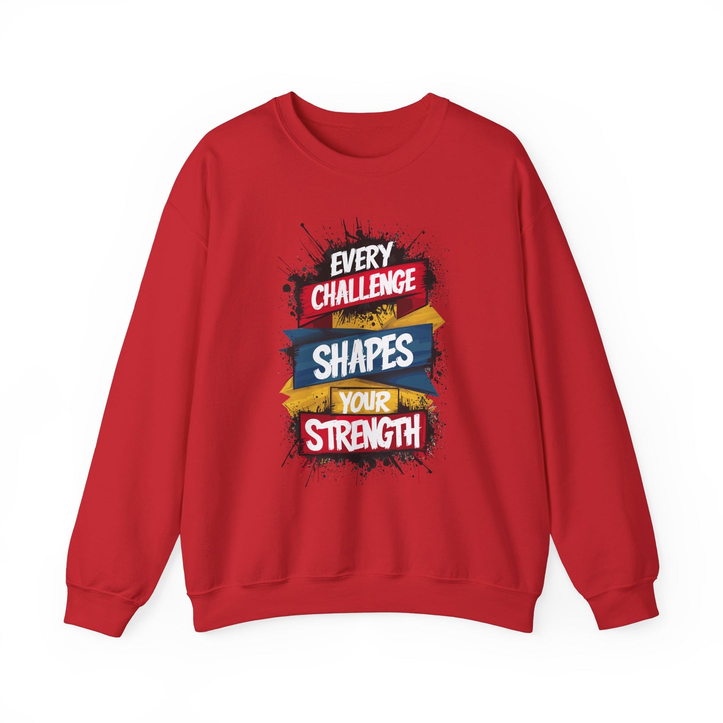 Every Challenge Shapes Your Strength Unisex Heavy Blend™ Crewneck Sweatshirt