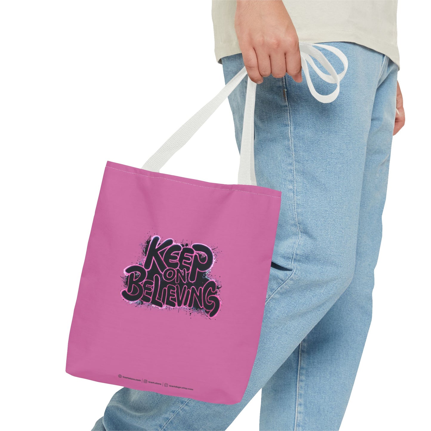 Keep On Believing Tote Bag (AOP)