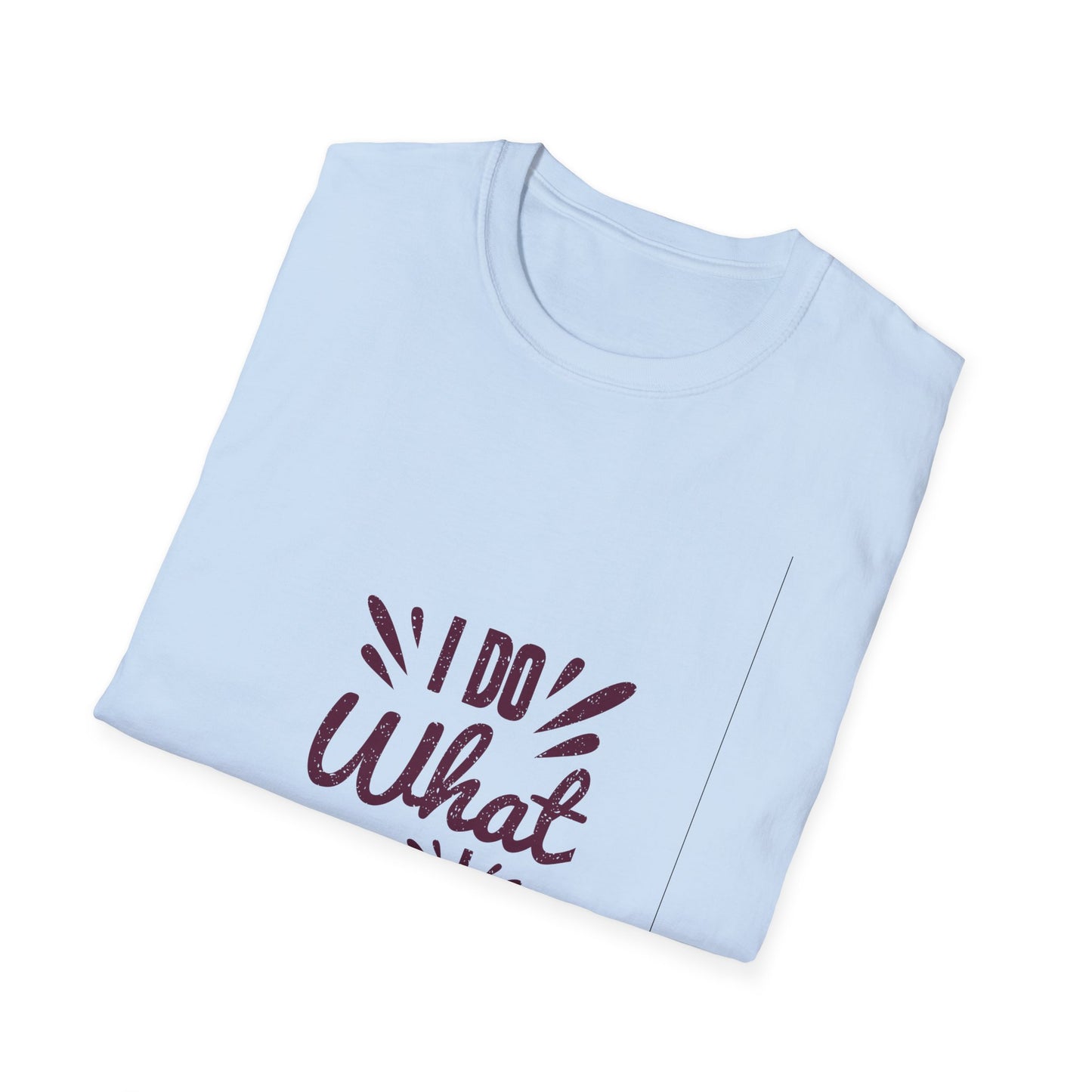 I Do What I Want Unisex Softstyle T-Shirt