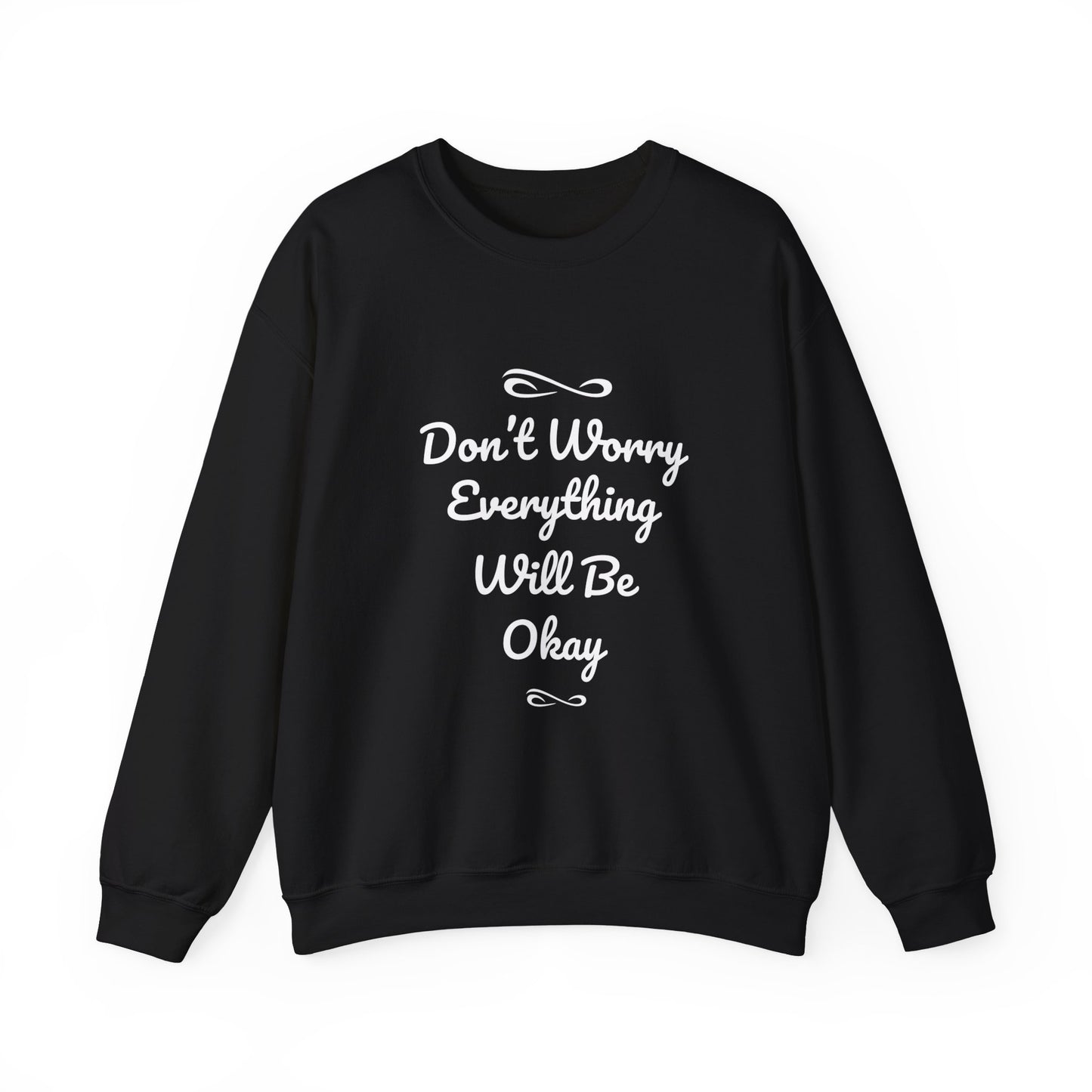 Don't Worry Everything Will Be Okey Unisex Heavy Blend™ Crewneck Sweatshirt