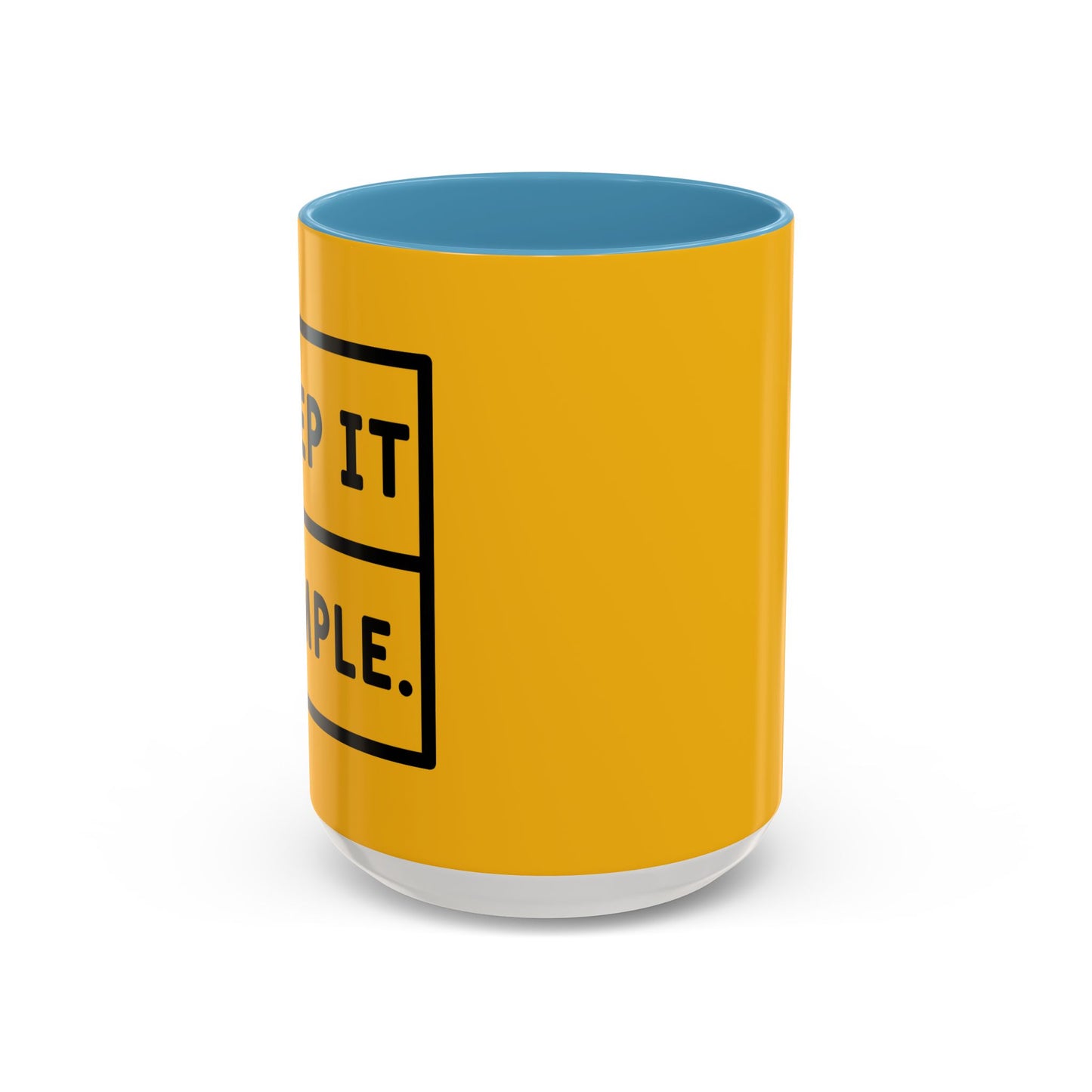 Keep It Simple Accent Coffee Mug (11, 15oz)