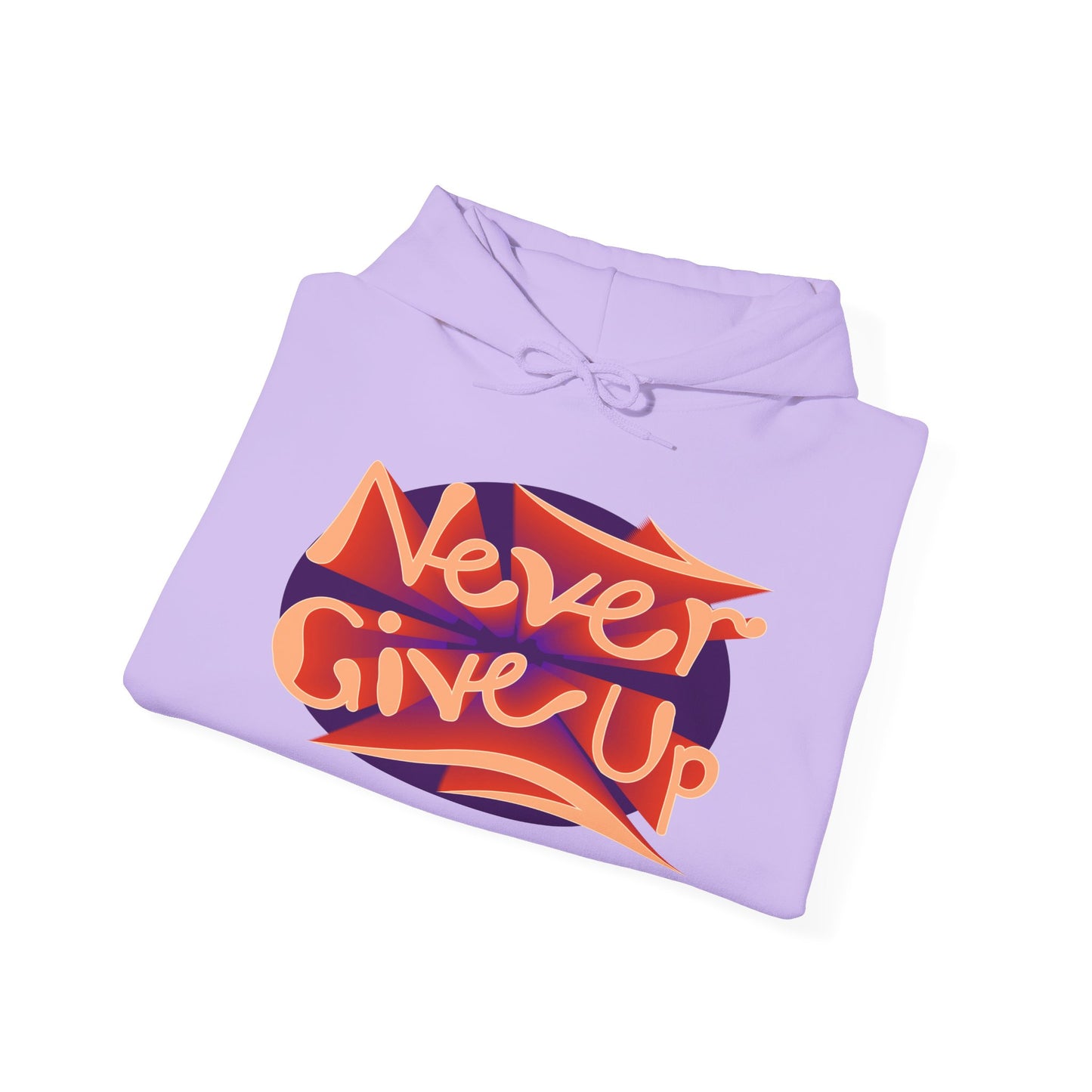 Never Give Up Unisex Heavy Blend™ Hooded Sweatshirt