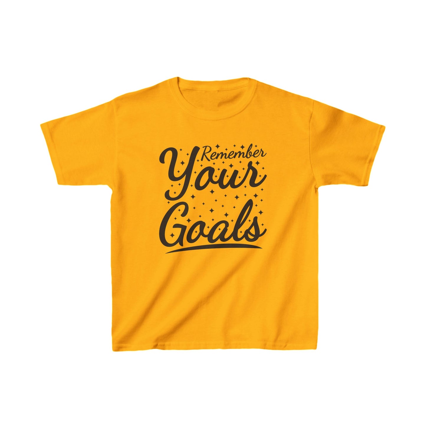Remember Your Goals Kids Heavy Cotton™ Tee
