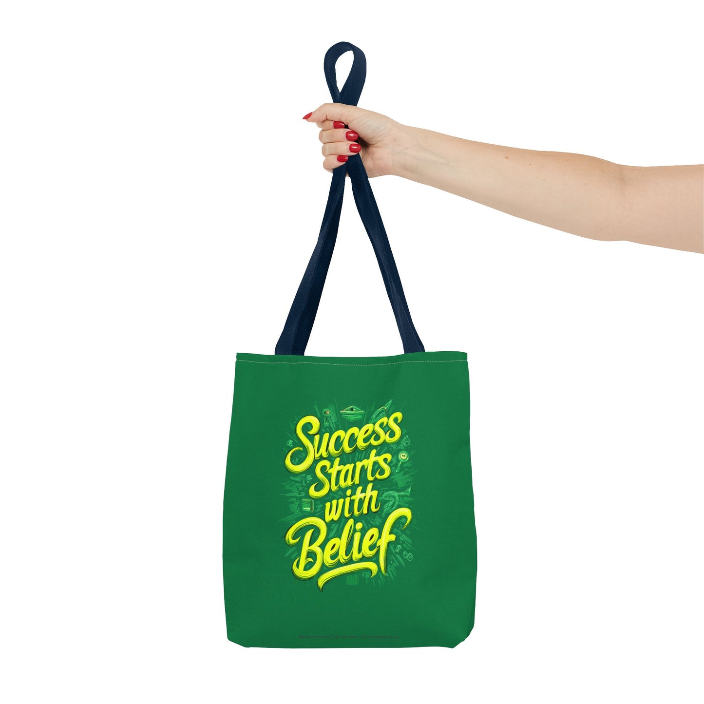 Success Starts With Belief Tote Bag (AOP)