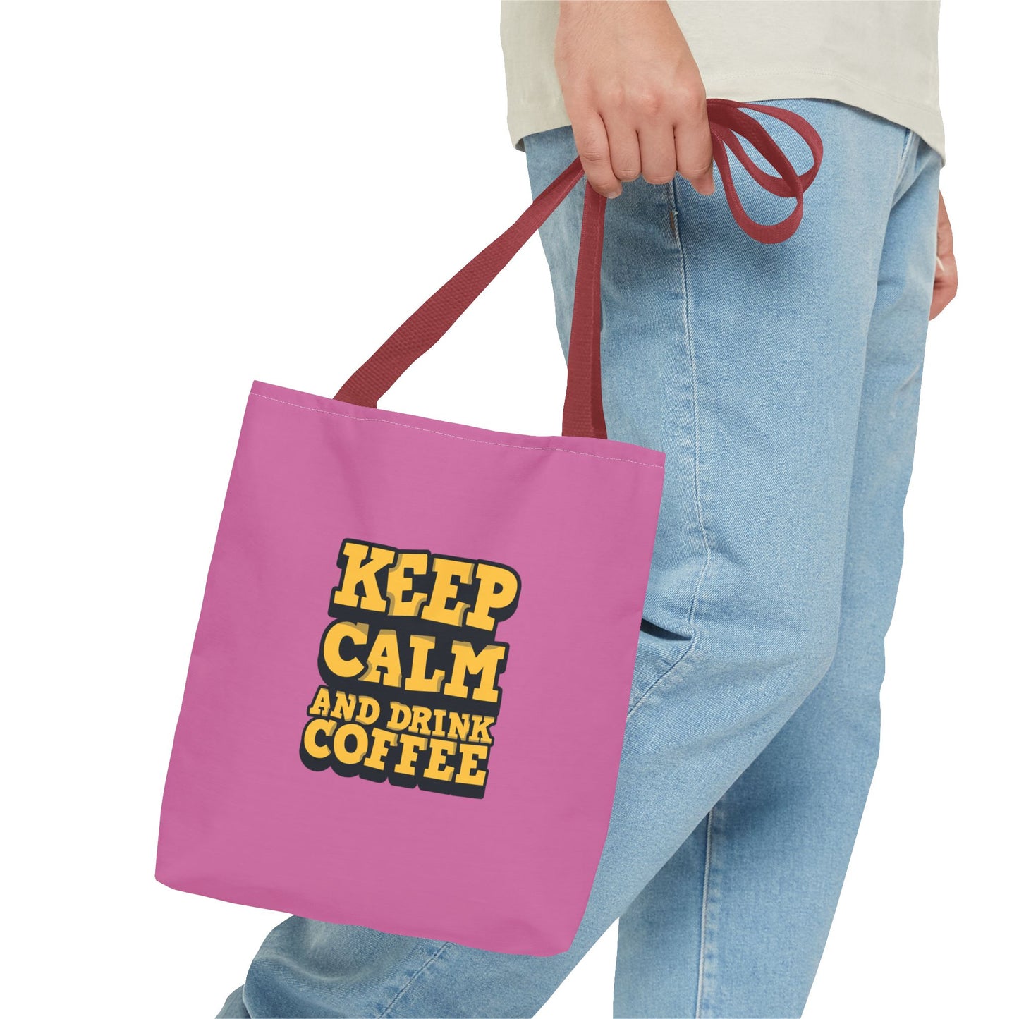 Keep Calm And Drink Coffee Tote Bag (AOP)