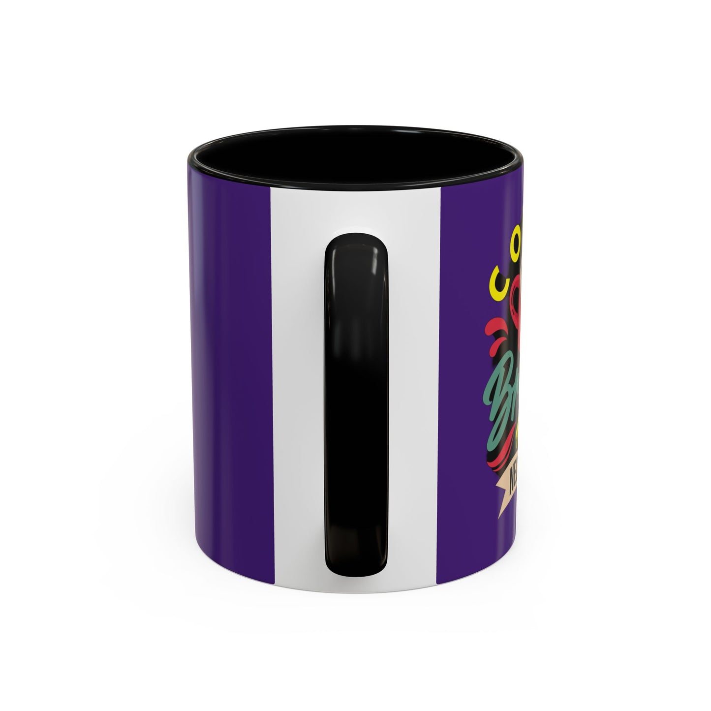 Coffee Breaks Are Necessary Accent Coffee Mug (11, 15oz)