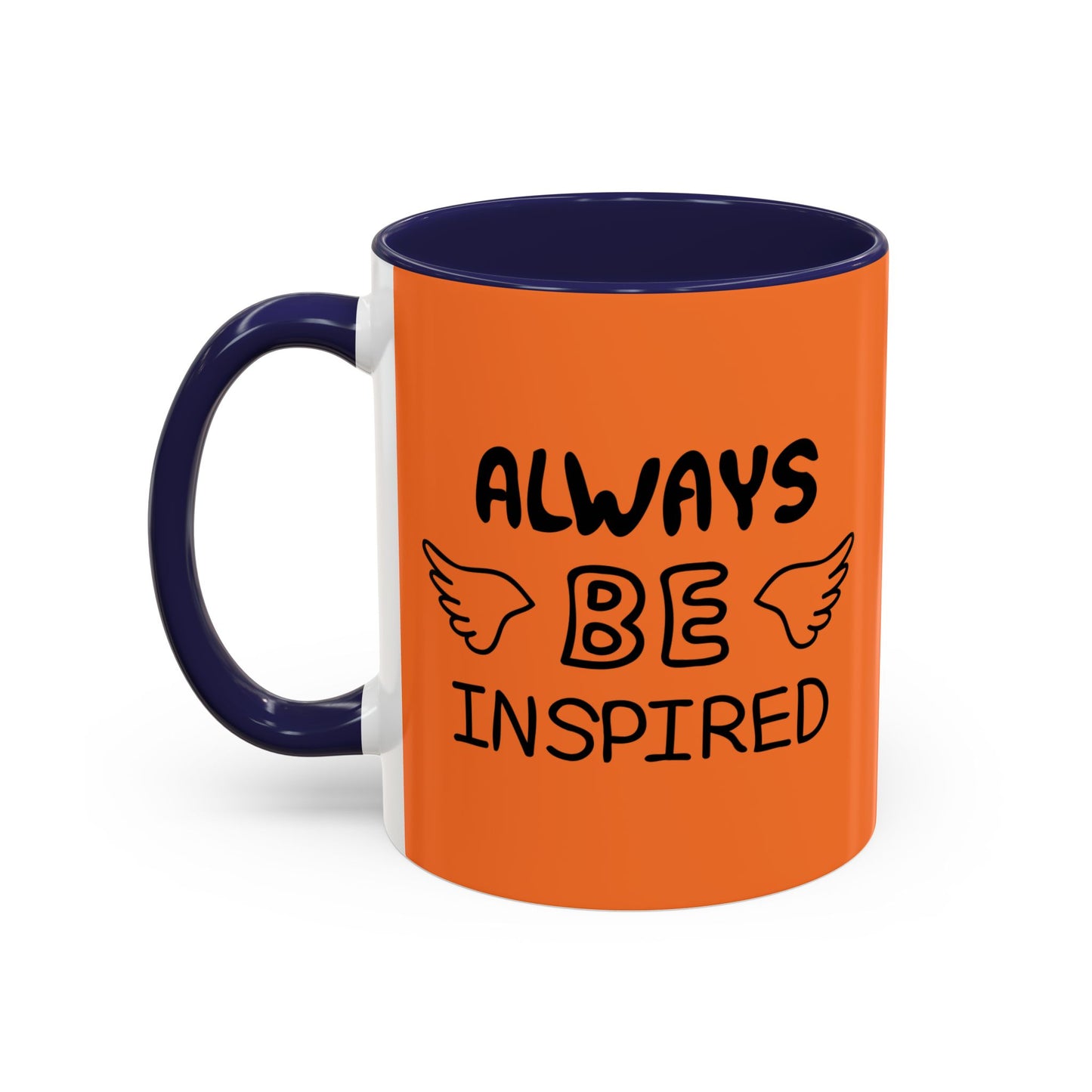 Always Be Inspired Accent Coffee Mug (11, 15oz)