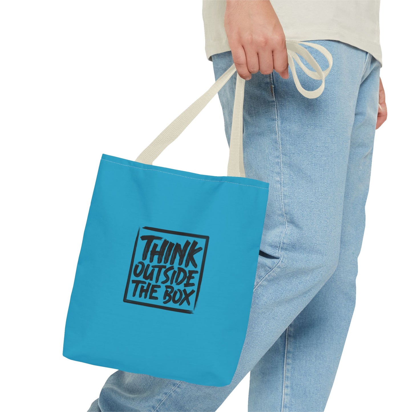 Think Outside The Box Tote Bag (AOP)