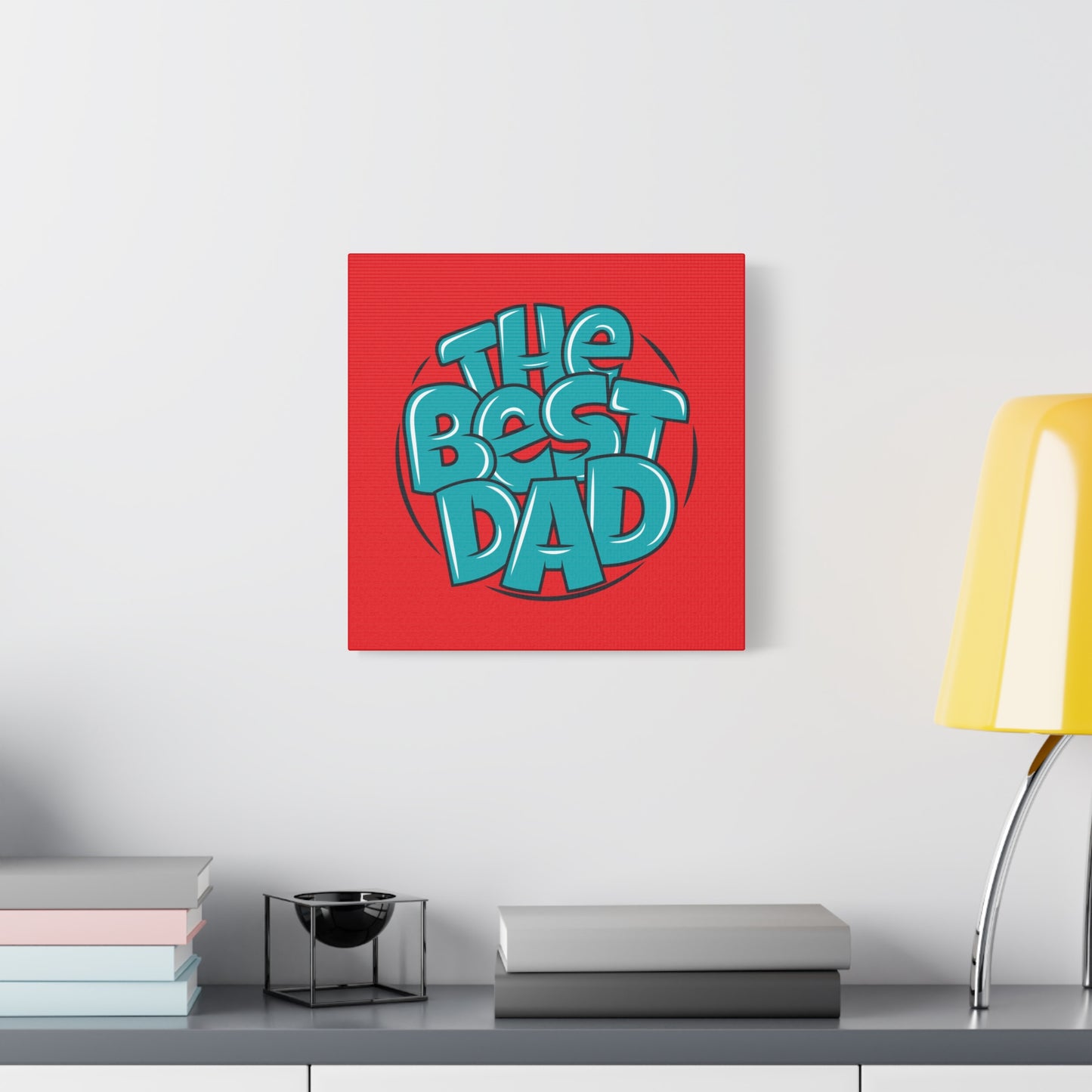 The Best Dad Matte Canvas, Stretched, 1.25"