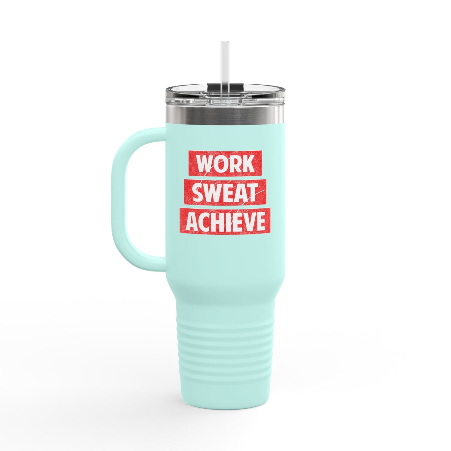 Work Sweat Achieve Insulated Travel Mug, 40oz