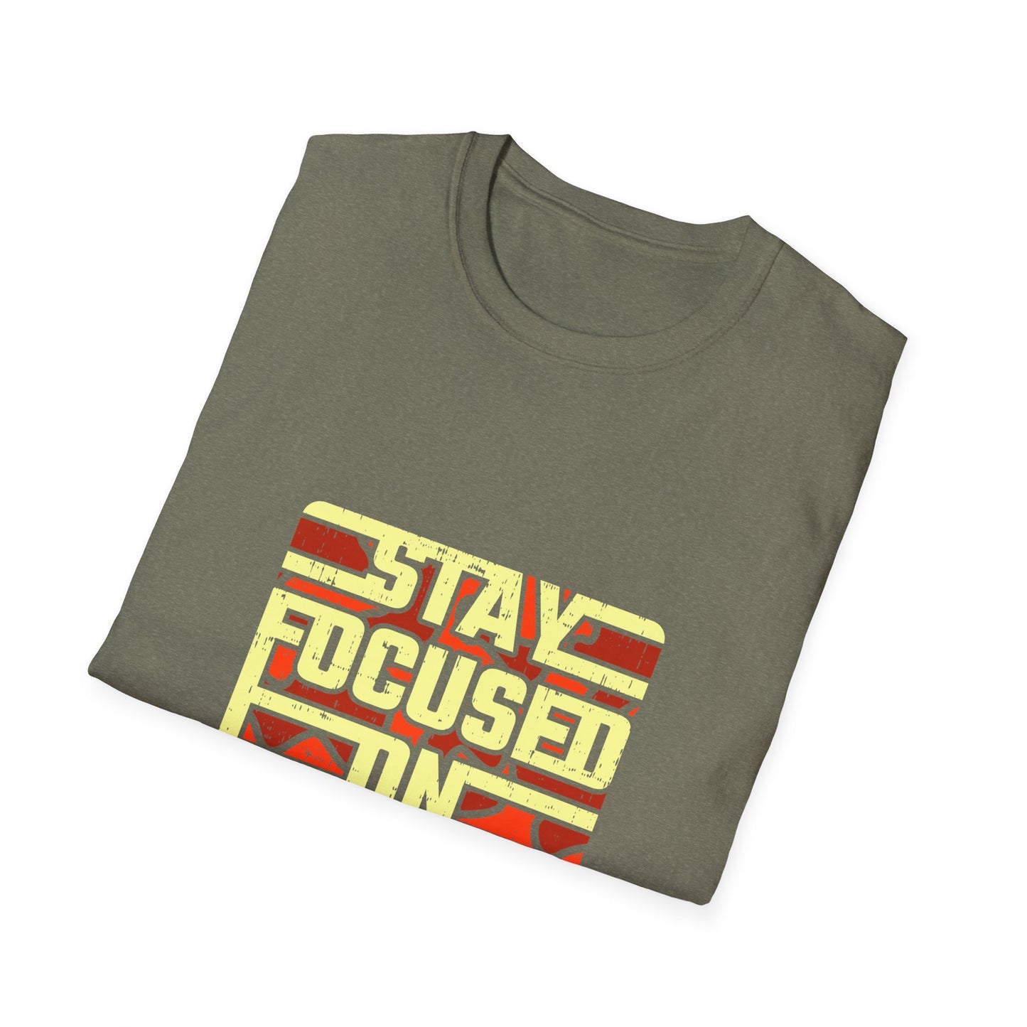Stay Focused On Growth Unisex Softstyle T-Shirt