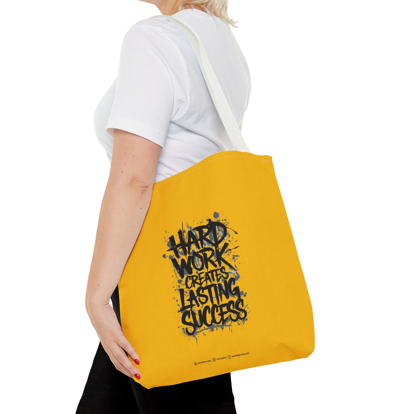 Hard Work Creates Lasting Success Tote Bag (AOP)