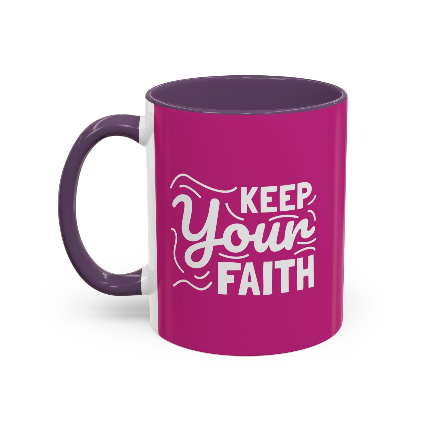 Keep Your Faith Accent Coffee Mug (11, 15oz)