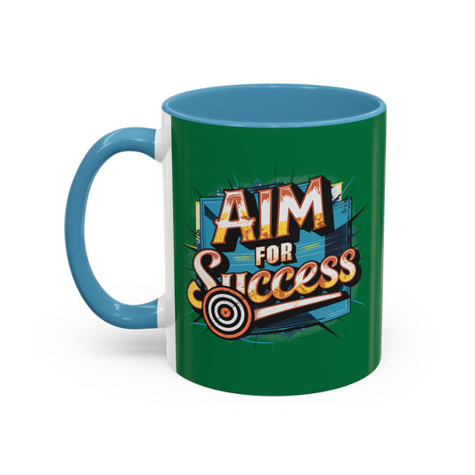 Aim For Success Accent Coffee Mug (11, 15oz)