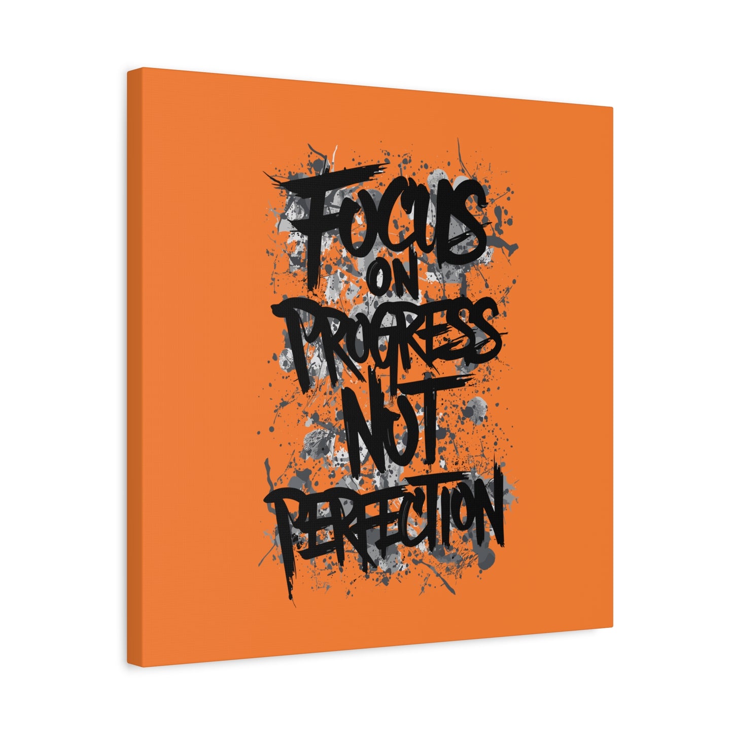 Focus On Progress Not Perfection Matte Canvas, Stretched, 1.25"