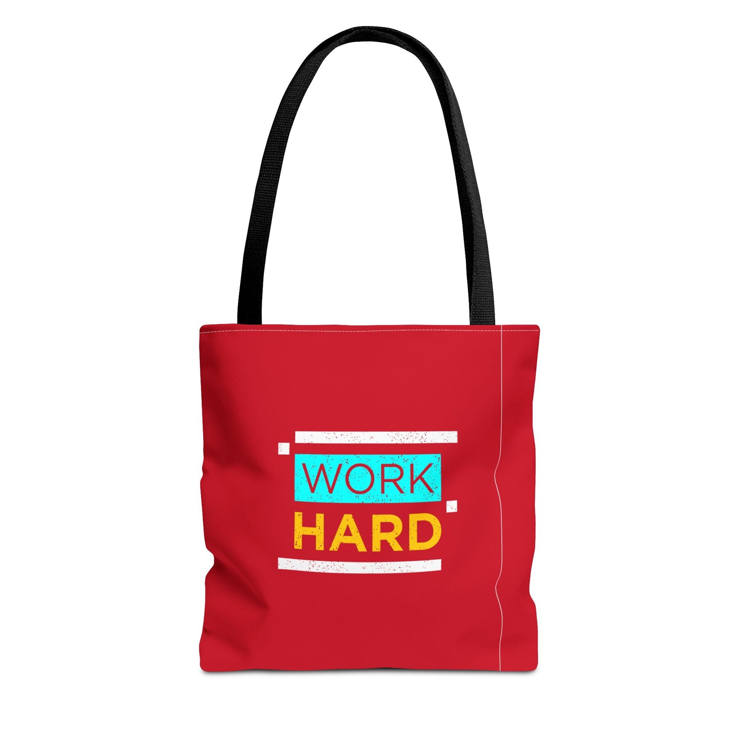 Work Hard Tote Bag (AOP)