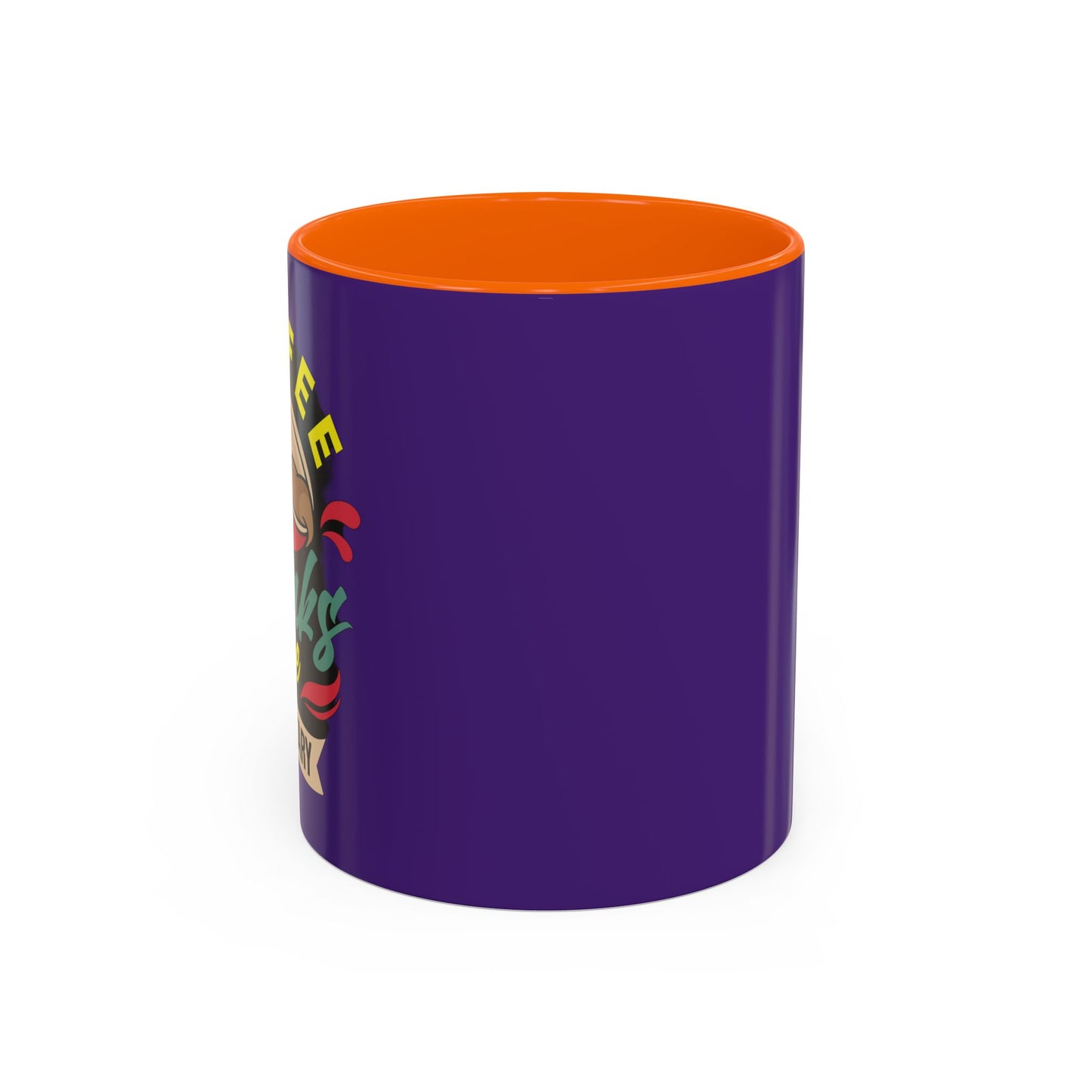 Coffee Breaks Are Necessary Accent Coffee Mug (11, 15oz)