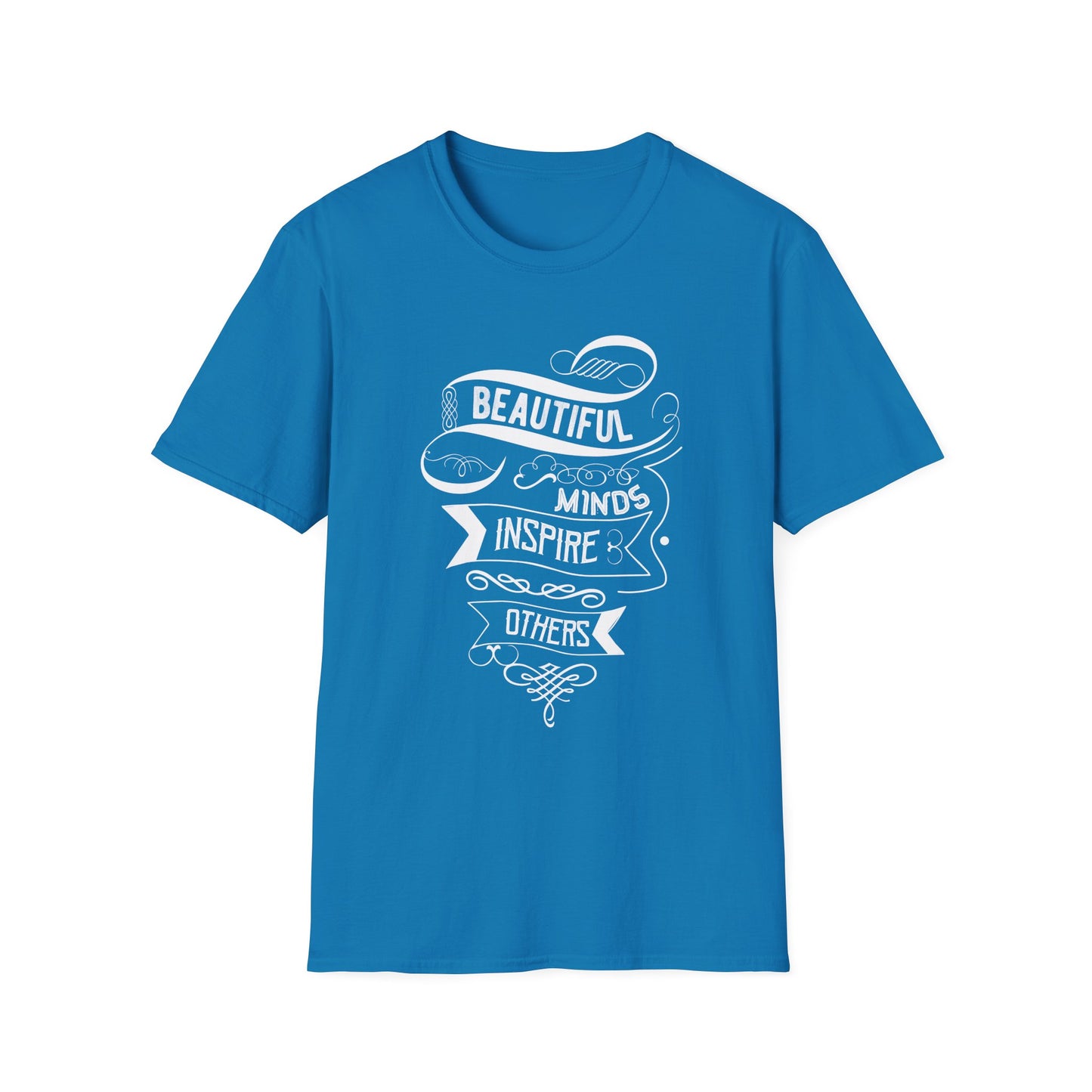 Beautiful Minds Inspire Others Unisex Softstyle T-Shirt