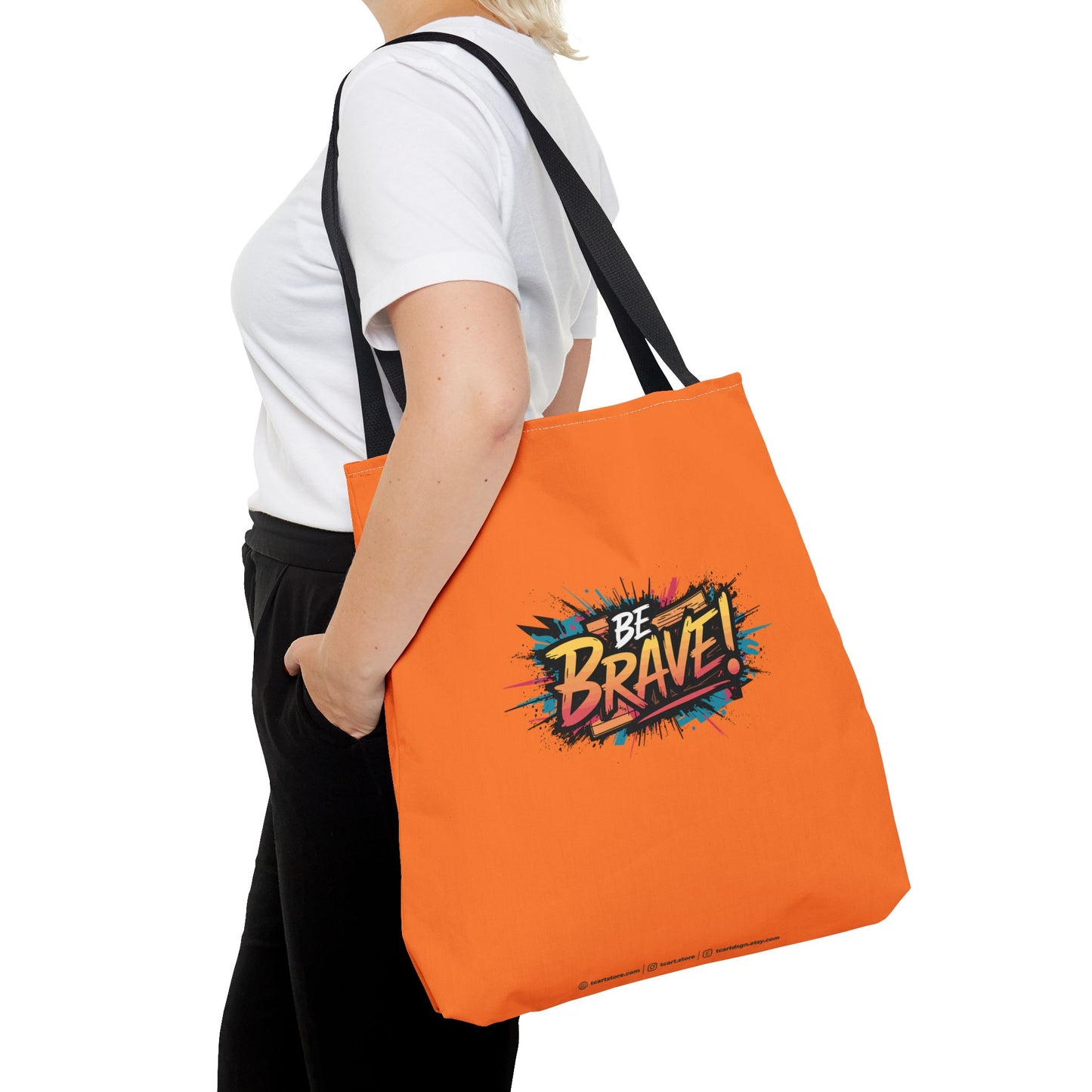 Be Brave! Tote Bag (AOP)