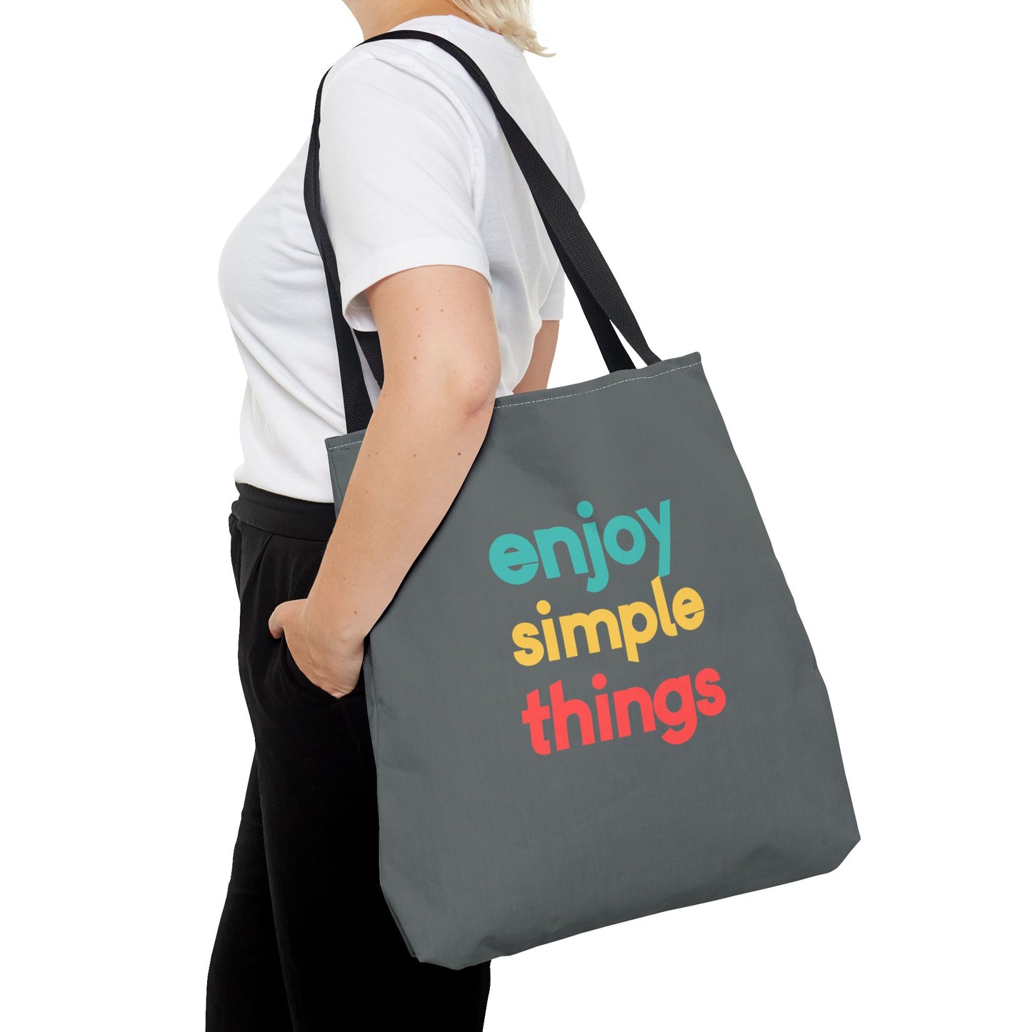 Enjoy Simple Things Tote Bag (AOP)