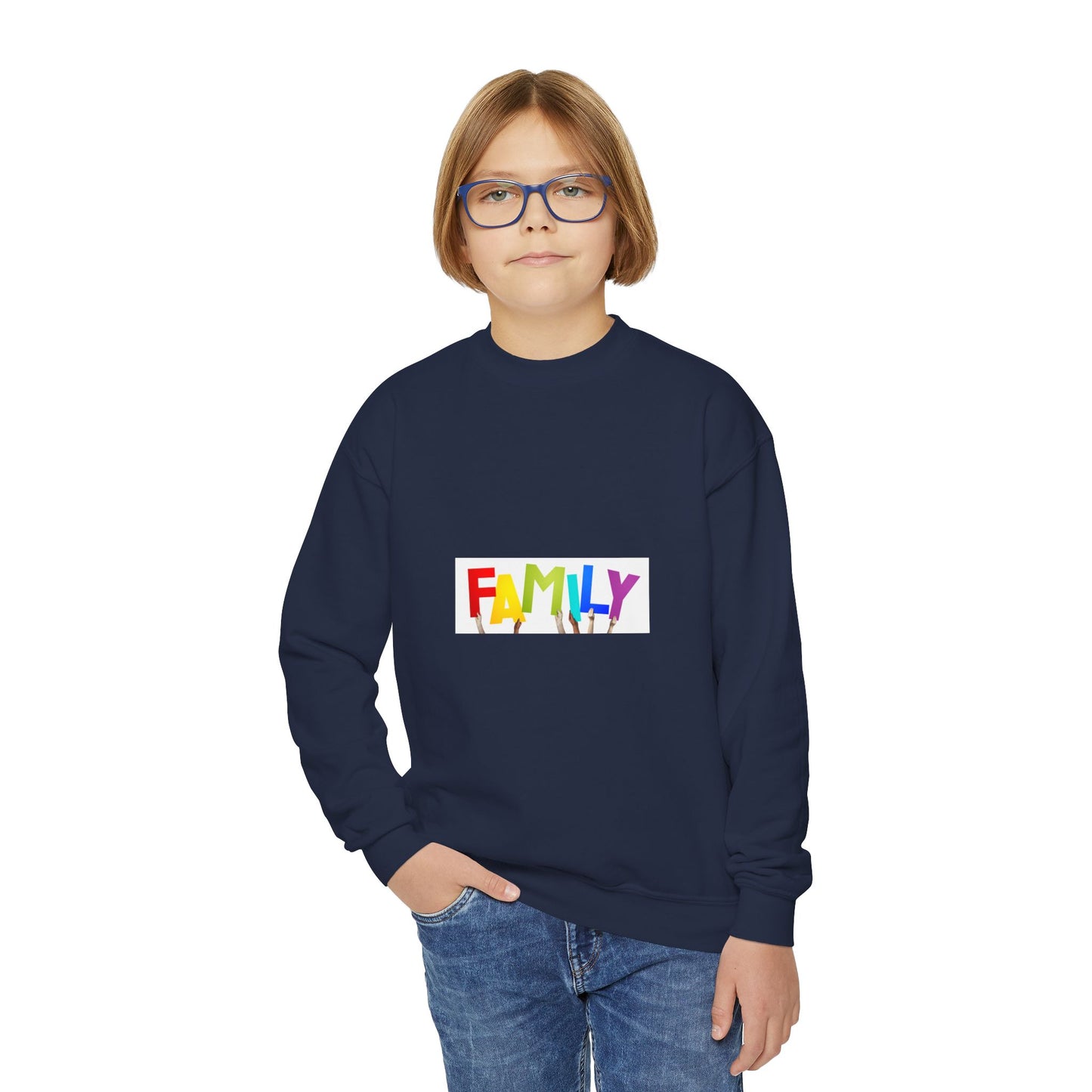 Family Youth Crewneck Sweatshirt