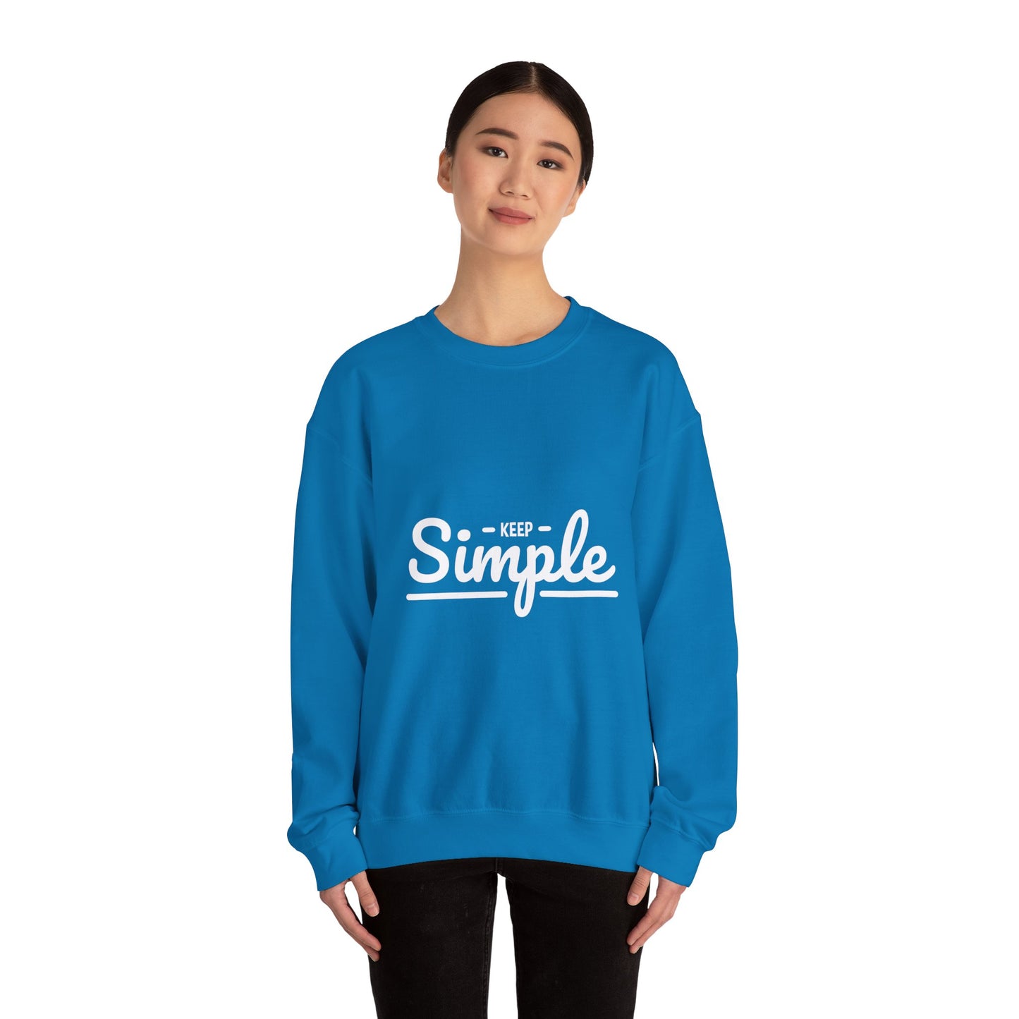 Keep Simple Unisex Heavy Blend™ Crewneck Sweatshirt