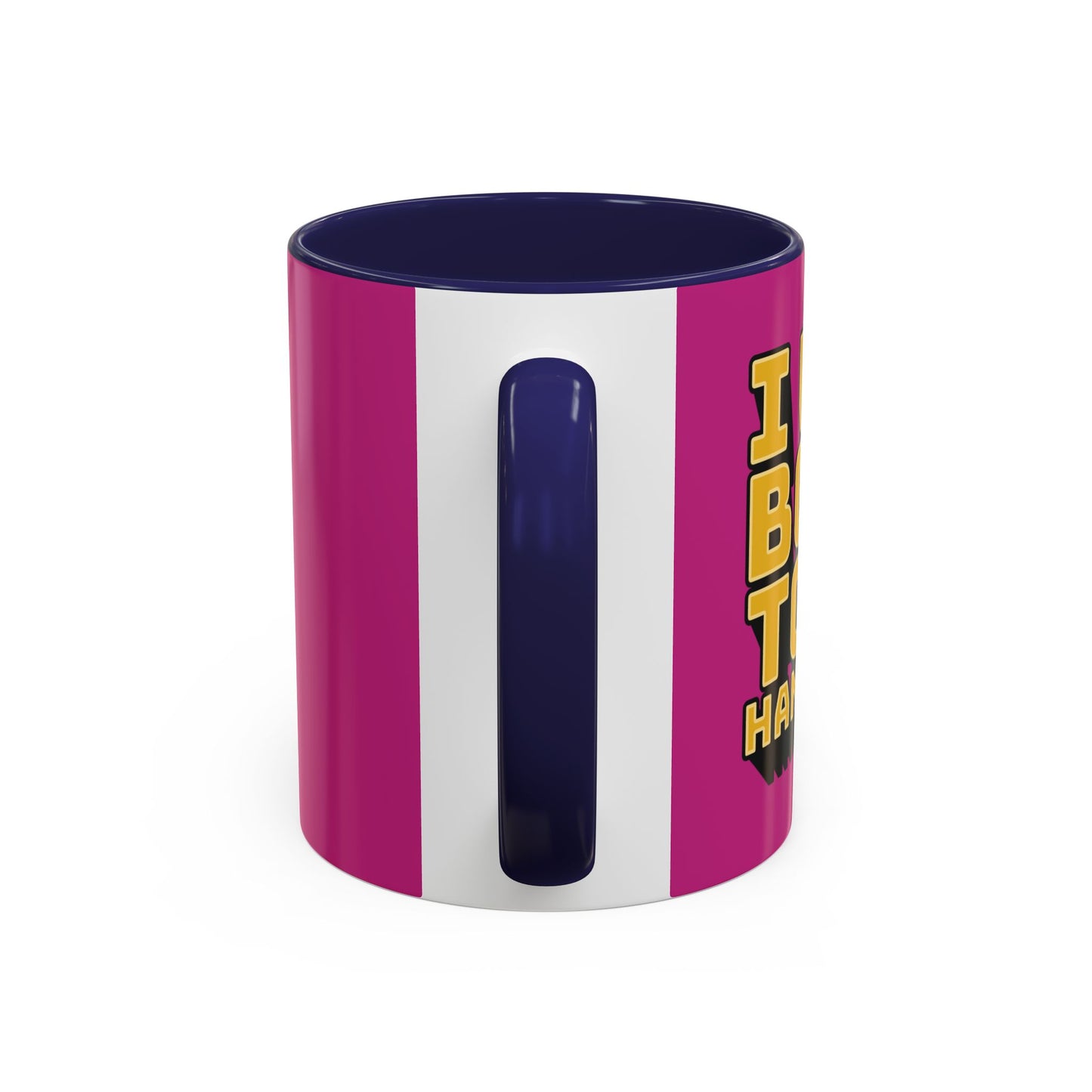 I Was Born To Be Handsome Accent Coffee Mug (11, 15oz)