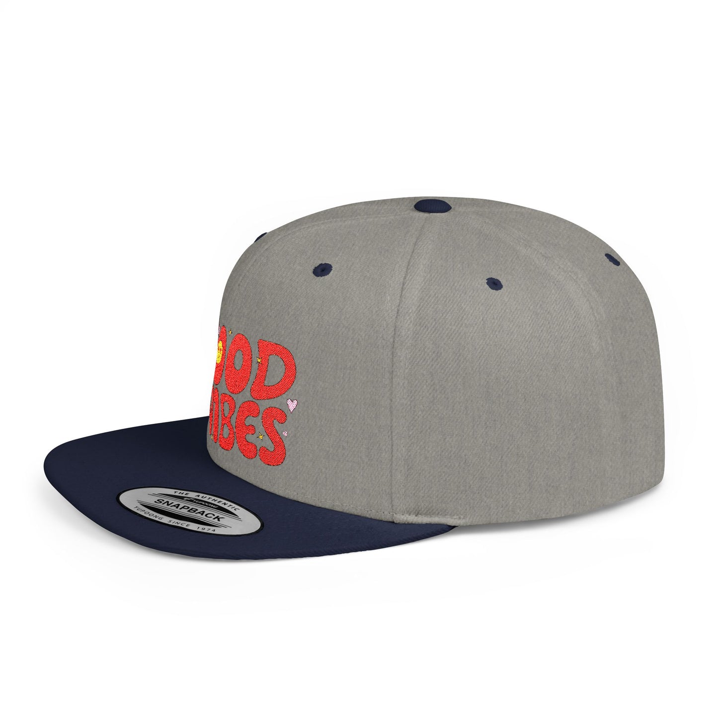 Good Vibes Flat Bill Snapback