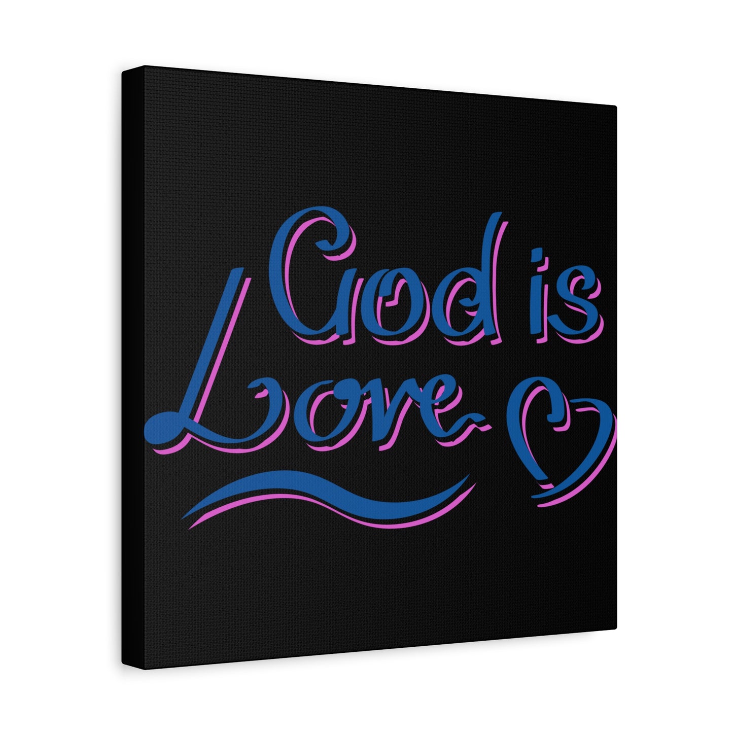 God Is Love Matte Canvas, Stretched, 1.25"