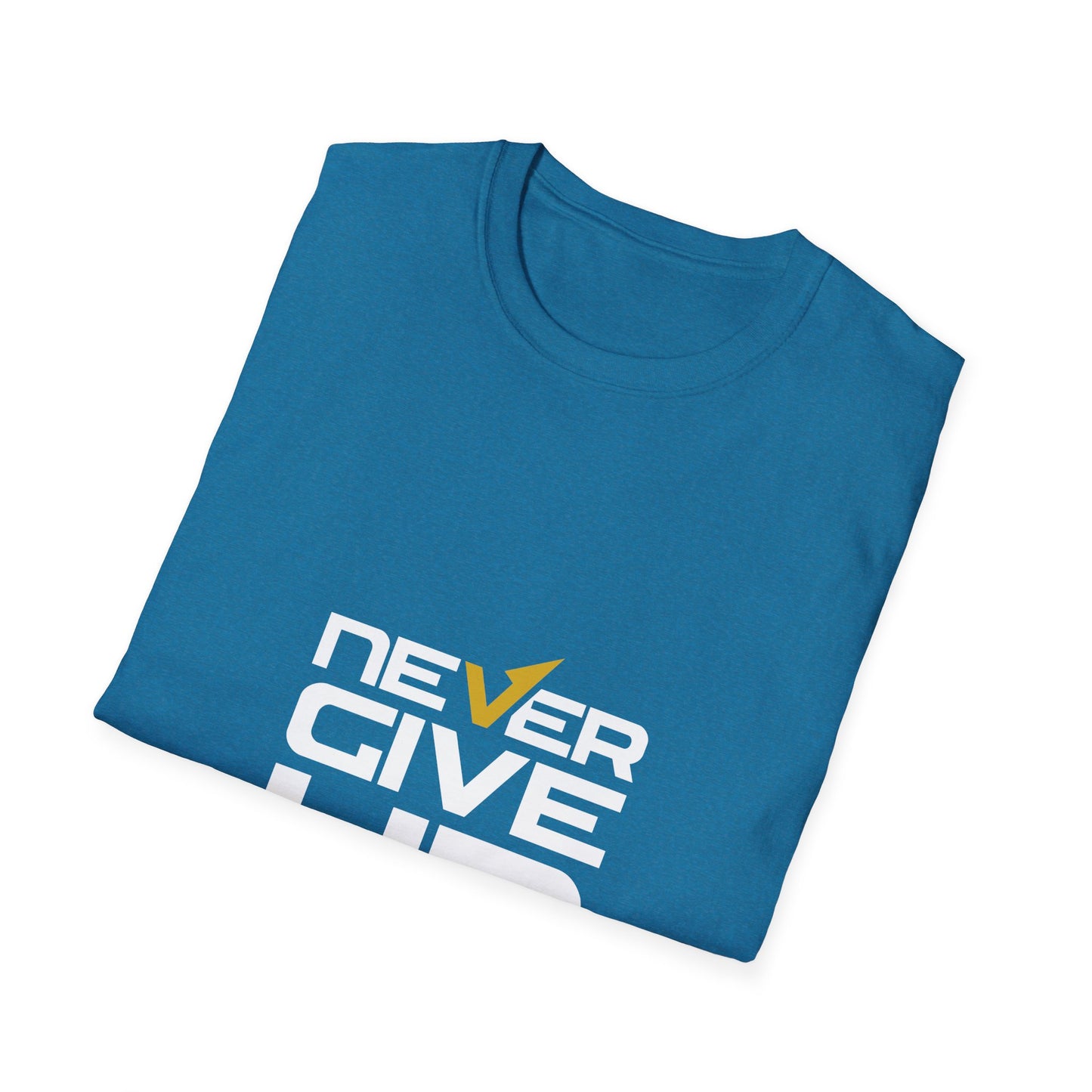 Never Give Up Unisex Softstyle T-Shirt