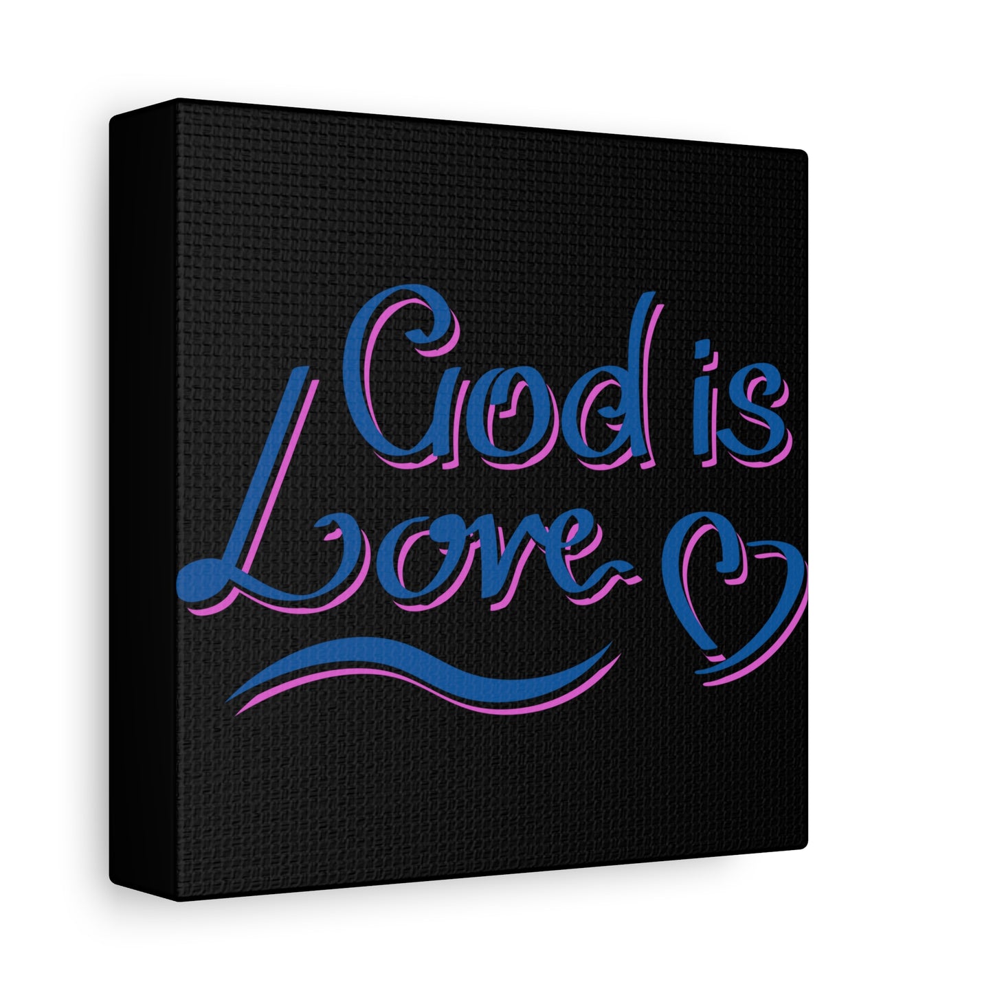 God Is Love Matte Canvas, Stretched, 1.25"