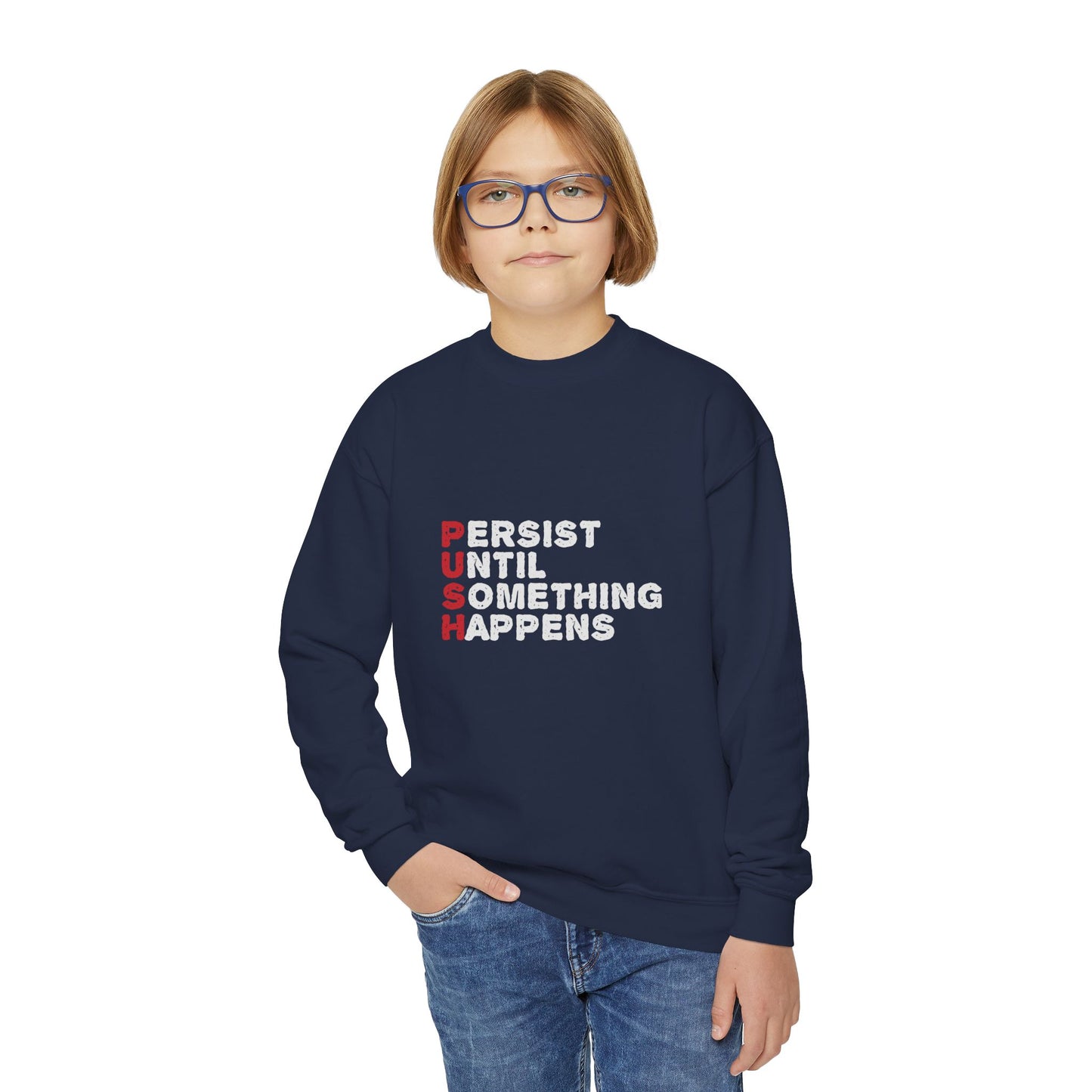 Persist Until Something Happens Youth Crewneck Sweatshirt