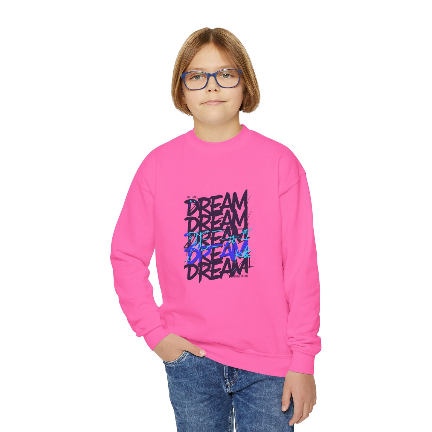 Dream Motivation Youth Crewneck Sweatshirt