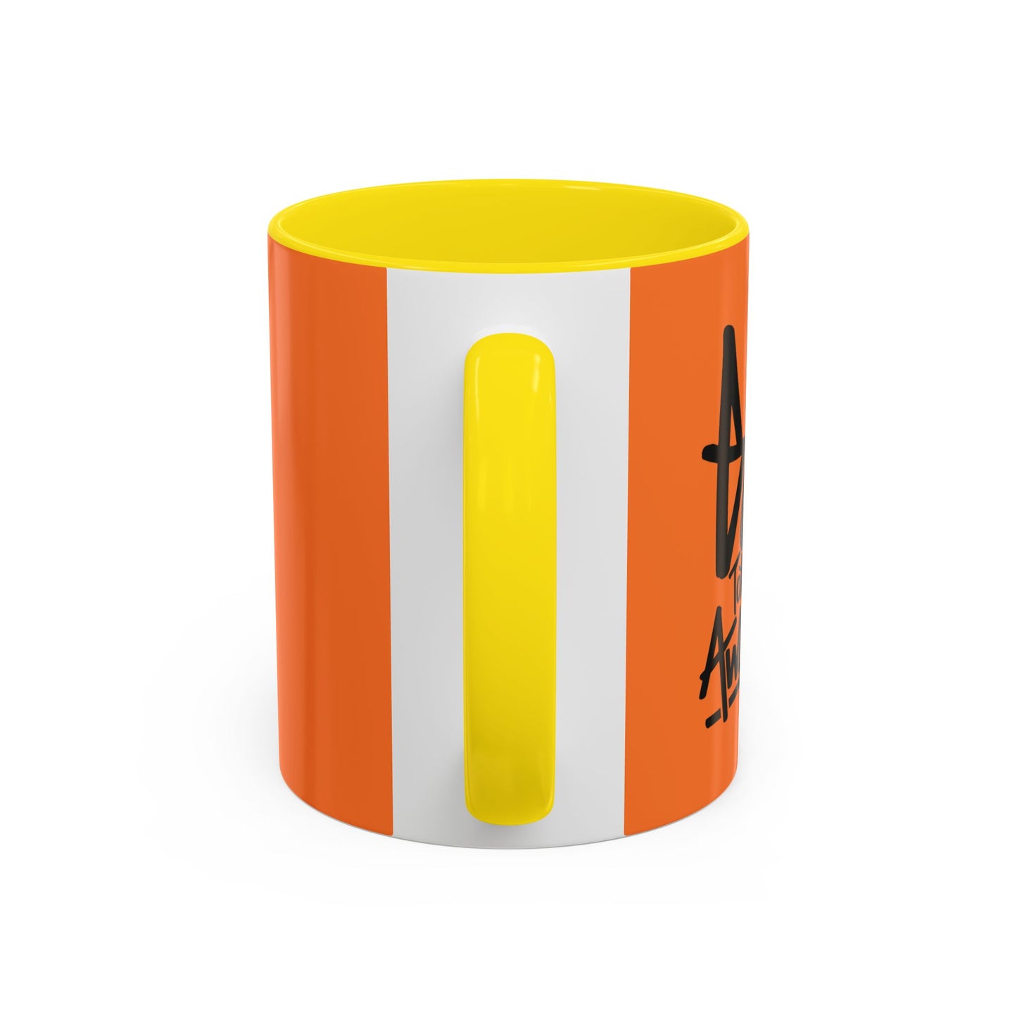 Born To Be Awesome Accent Coffee Mug (11, 15oz)