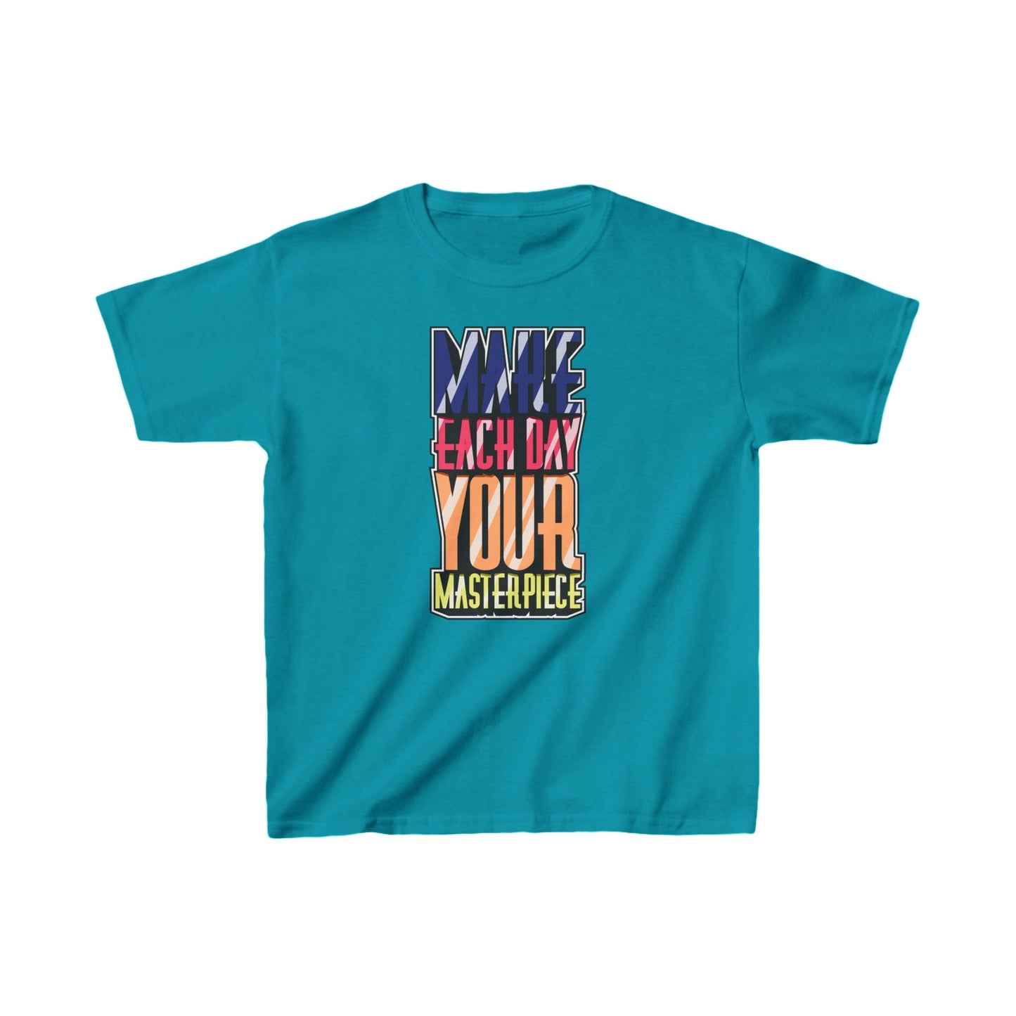 Make Each Day Your Masterpiece Kids Heavy Cotton™ Tee
