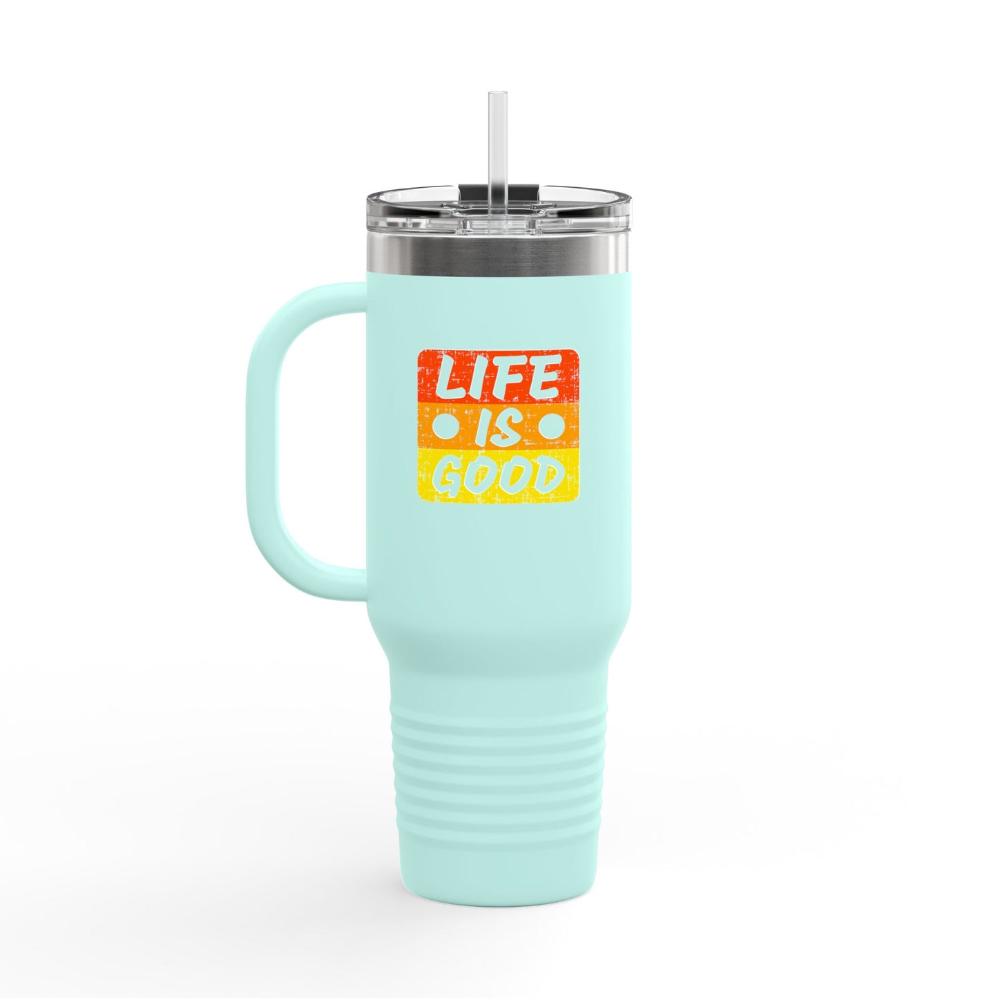 Life Is Good Insulated Travel Mug, 40oz