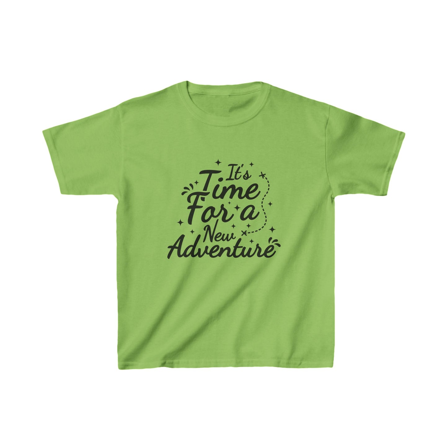 It's Time For A New Adventure Kids Heavy Cotton™ Tee