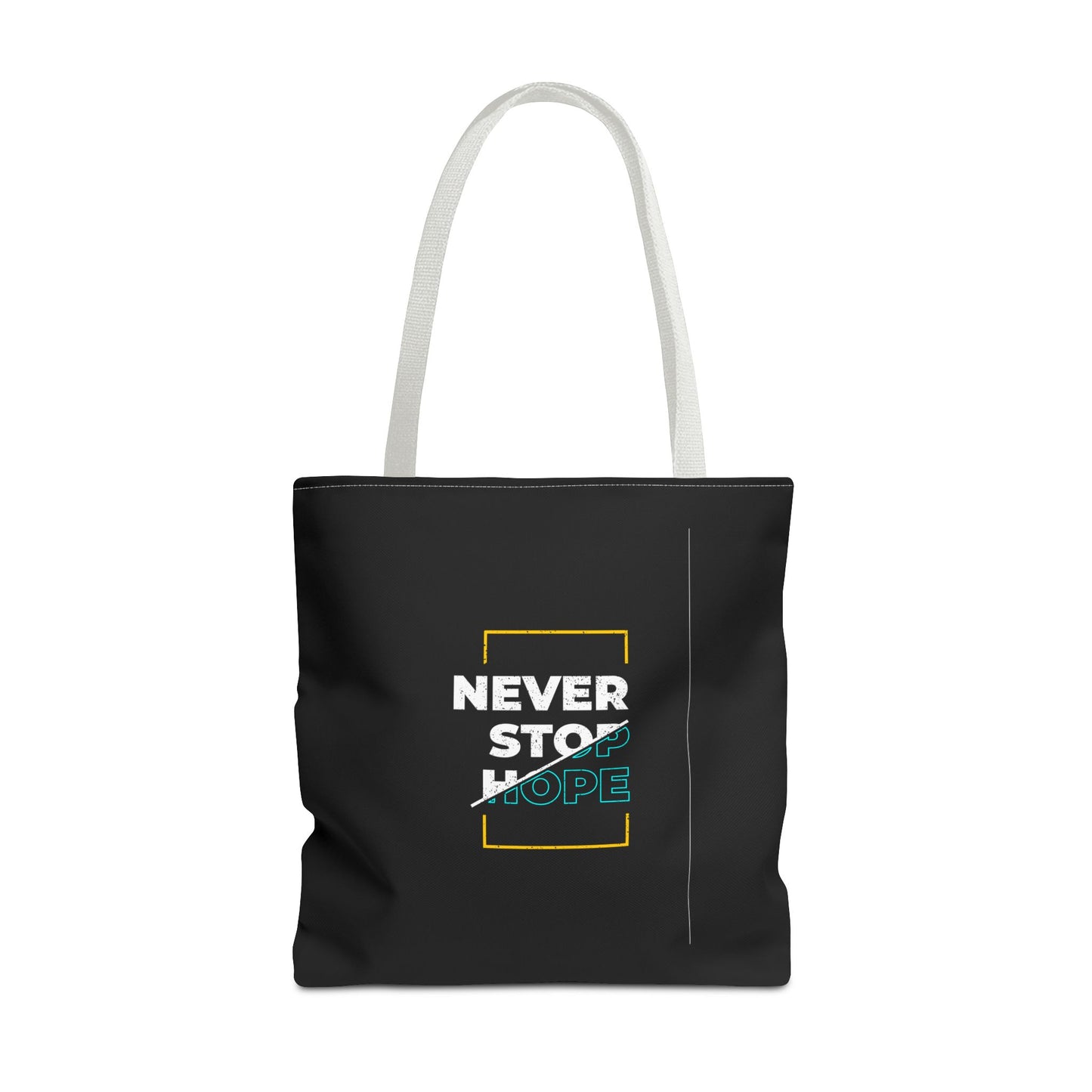 Never Stop Hope Tote Bag (AOP)