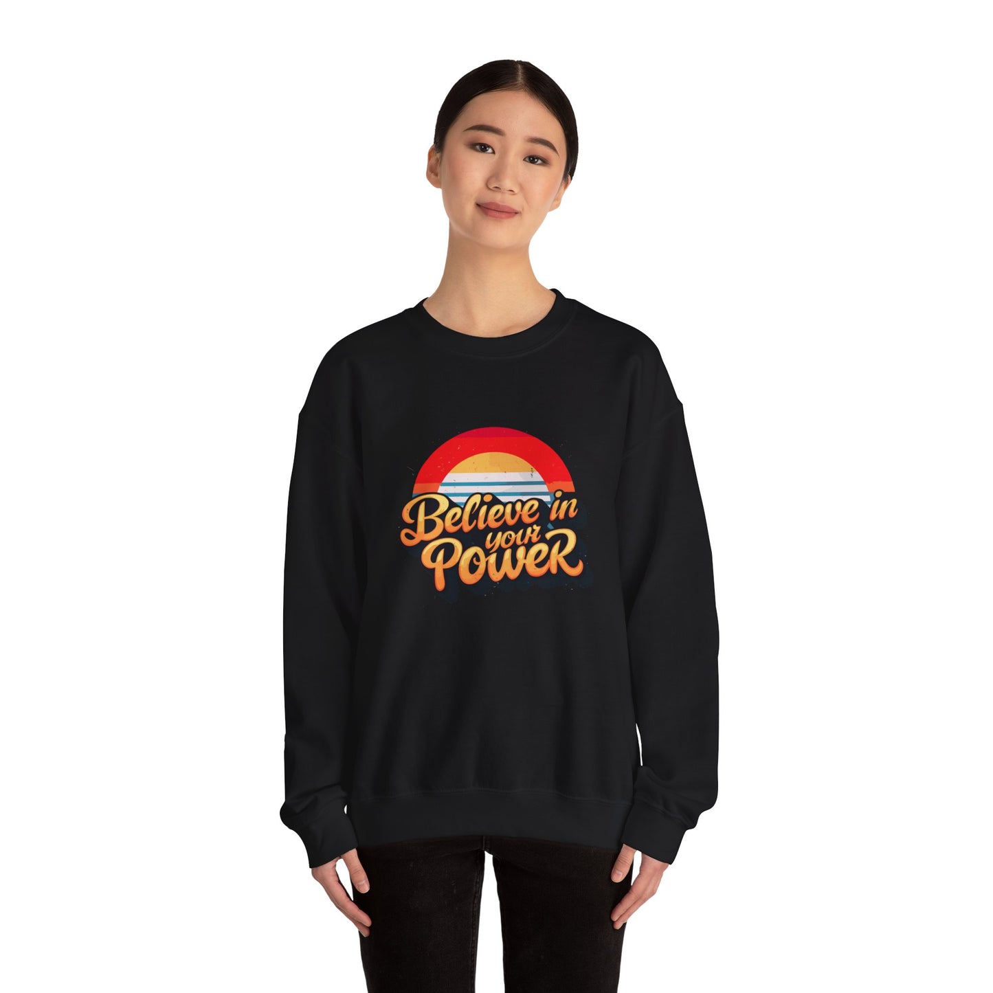 Believe In Your Power Unisex Heavy Blend™ Crewneck Sweatshirt