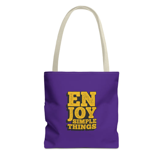 Enjoy Simple Things Tote Bag (AOP)