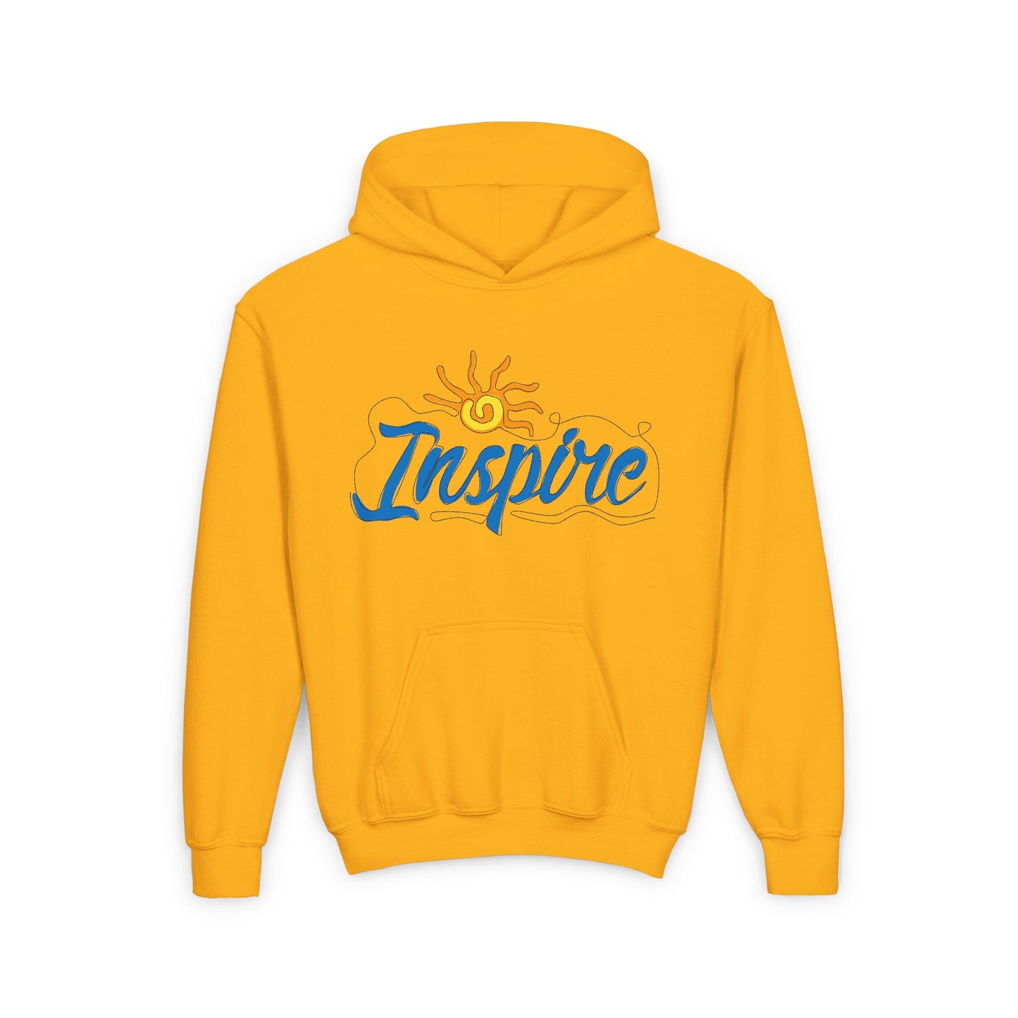 Inspire Youth Heavy Blend Hooded Sweatshirt