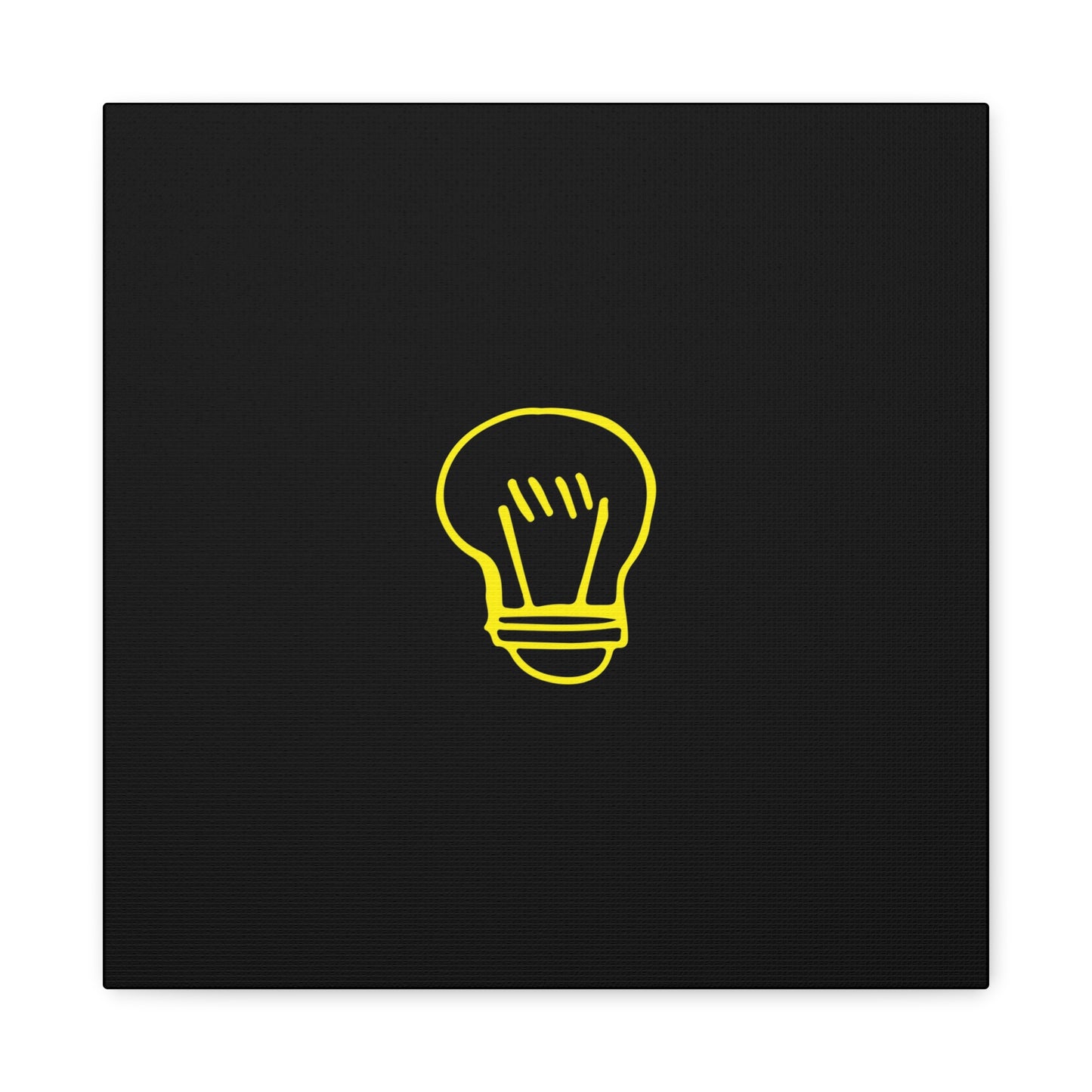 Drawing Light Bulb Matte Canvas, Stretched, 1.25"