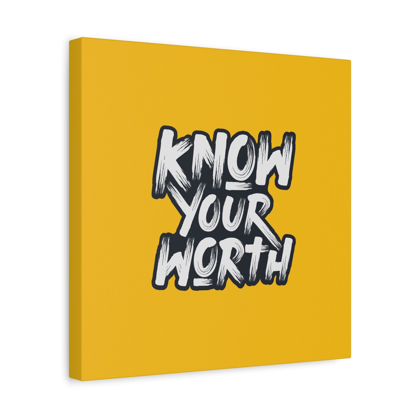 Know Your Worth Matte Canvas, Stretched, 1.25"
