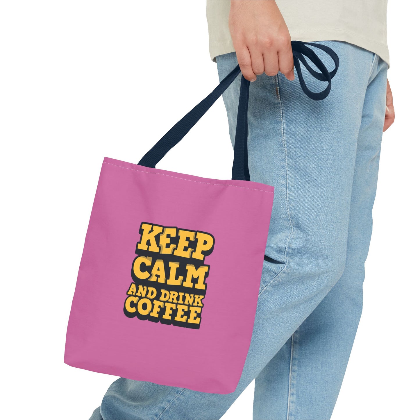 Keep Calm And Drink Coffee Tote Bag (AOP)